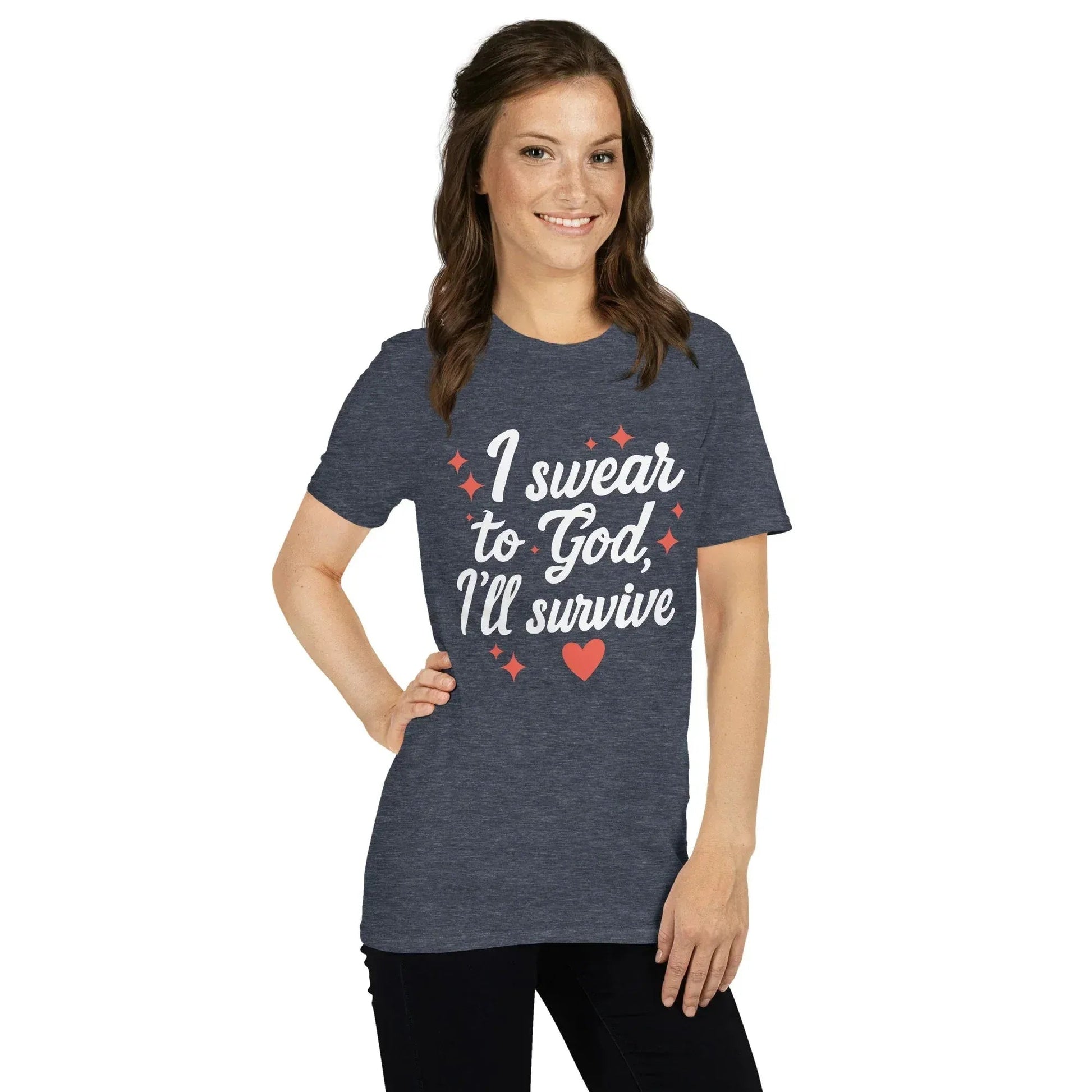 Lewis Capaldi Survive Lyrics T-Shirt | Unisex Cotton Graphic Tee alcyone213k