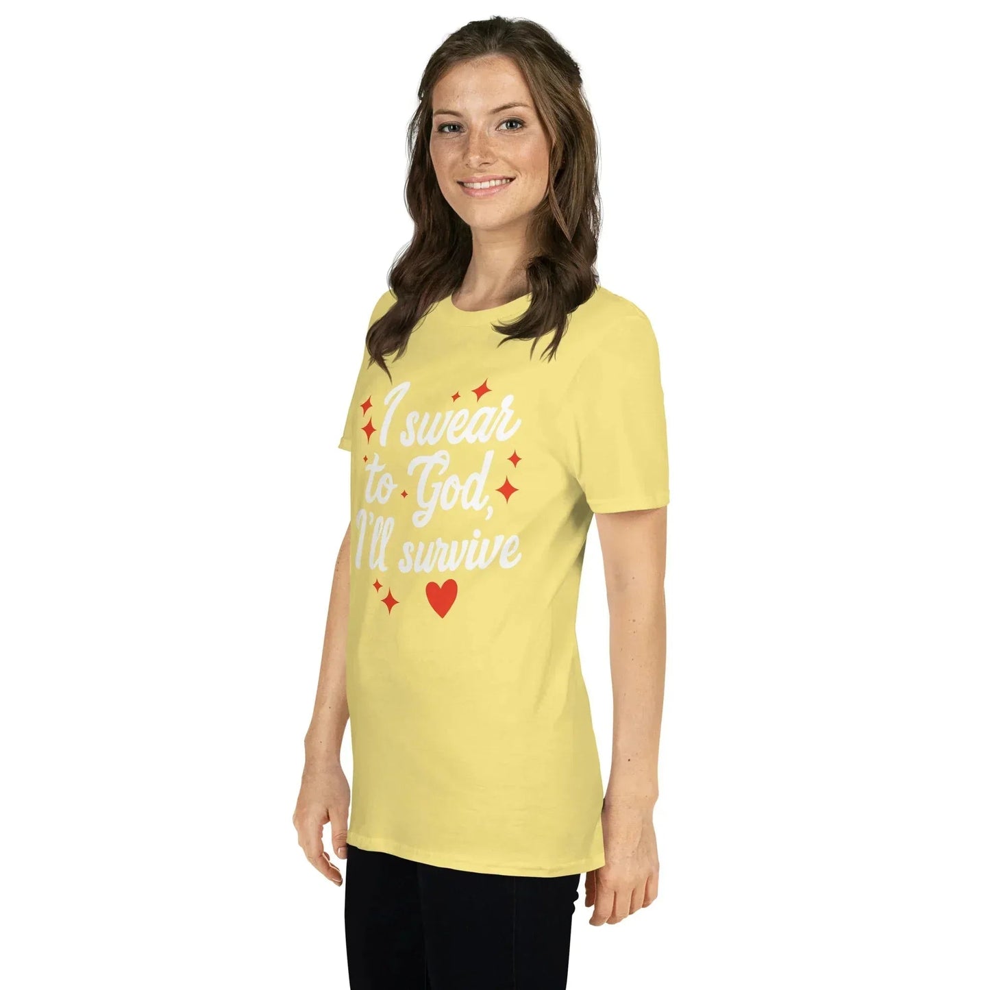 Lewis Capaldi Survive Lyrics T-Shirt | Unisex Cotton Graphic Tee alcyone213k