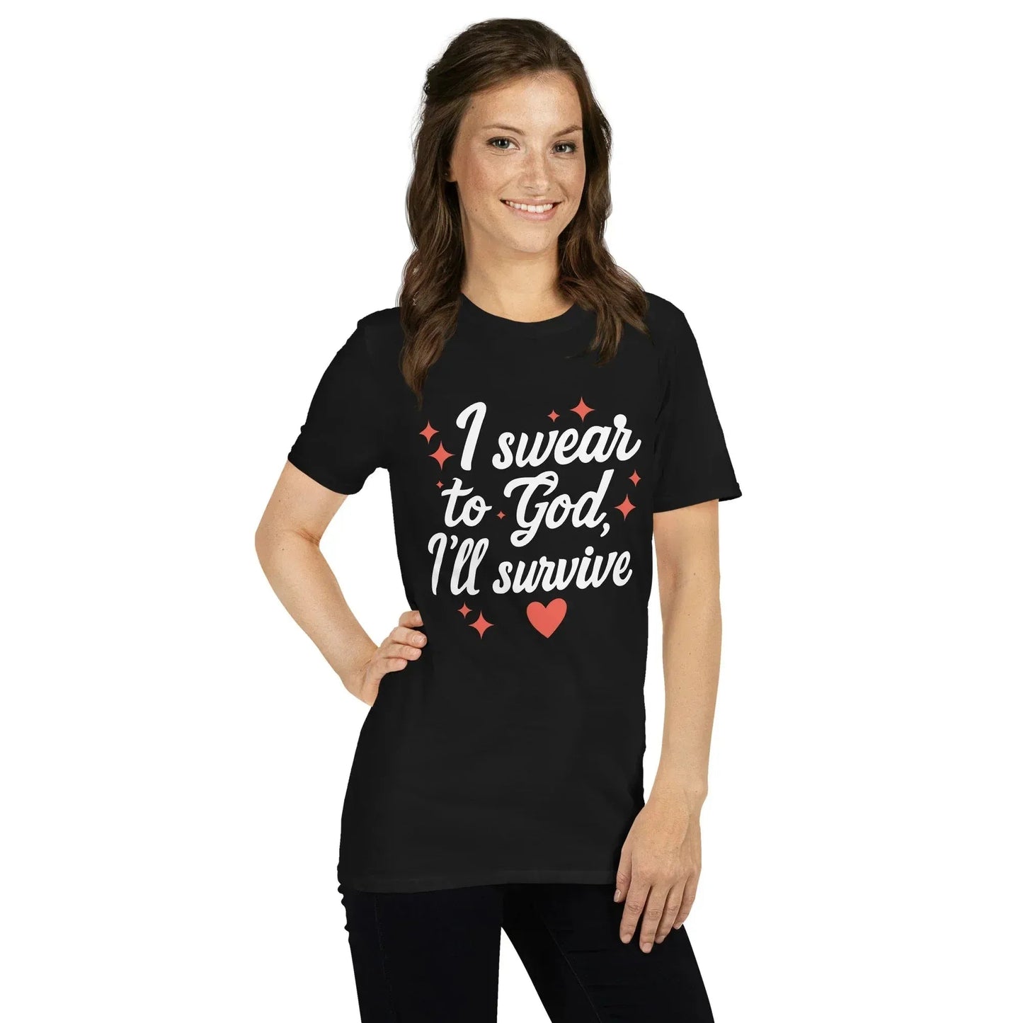 Lewis Capaldi Survive Lyrics T-Shirt | Unisex Cotton Graphic Tee alcyone213k
