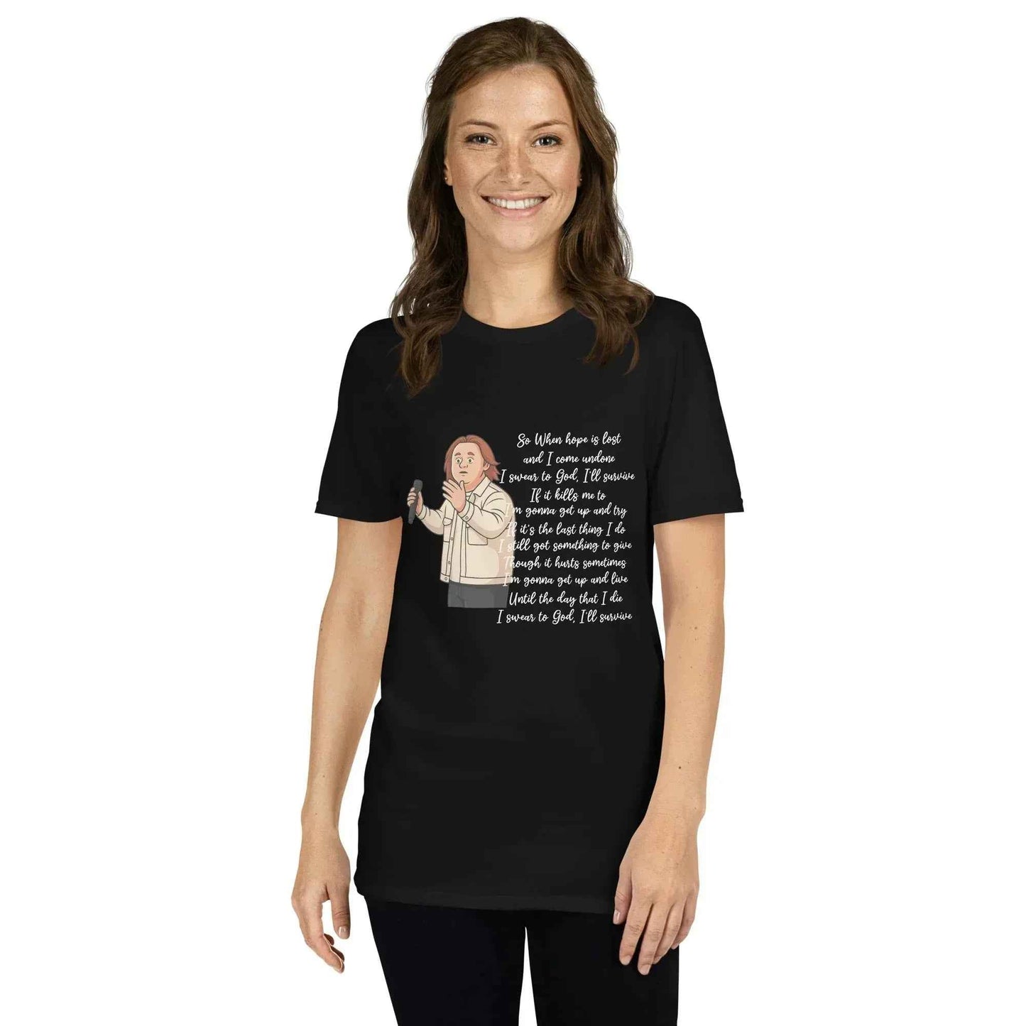Lewis Capaldi Survive Lyrics T-Shirt – Unisex Cotton Blend alcyone213k