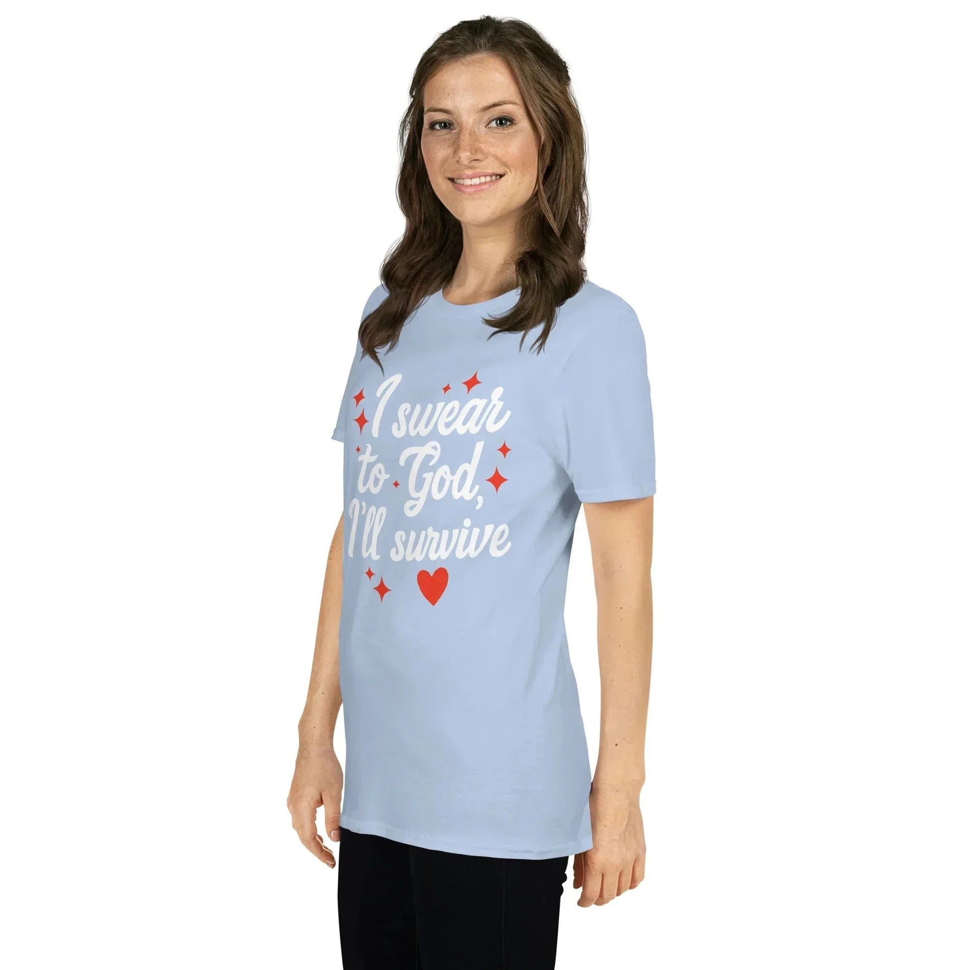 Lewis Capaldi Survive Lyrics T-Shirt | Unisex Cotton Graphic Tee alcyone213k