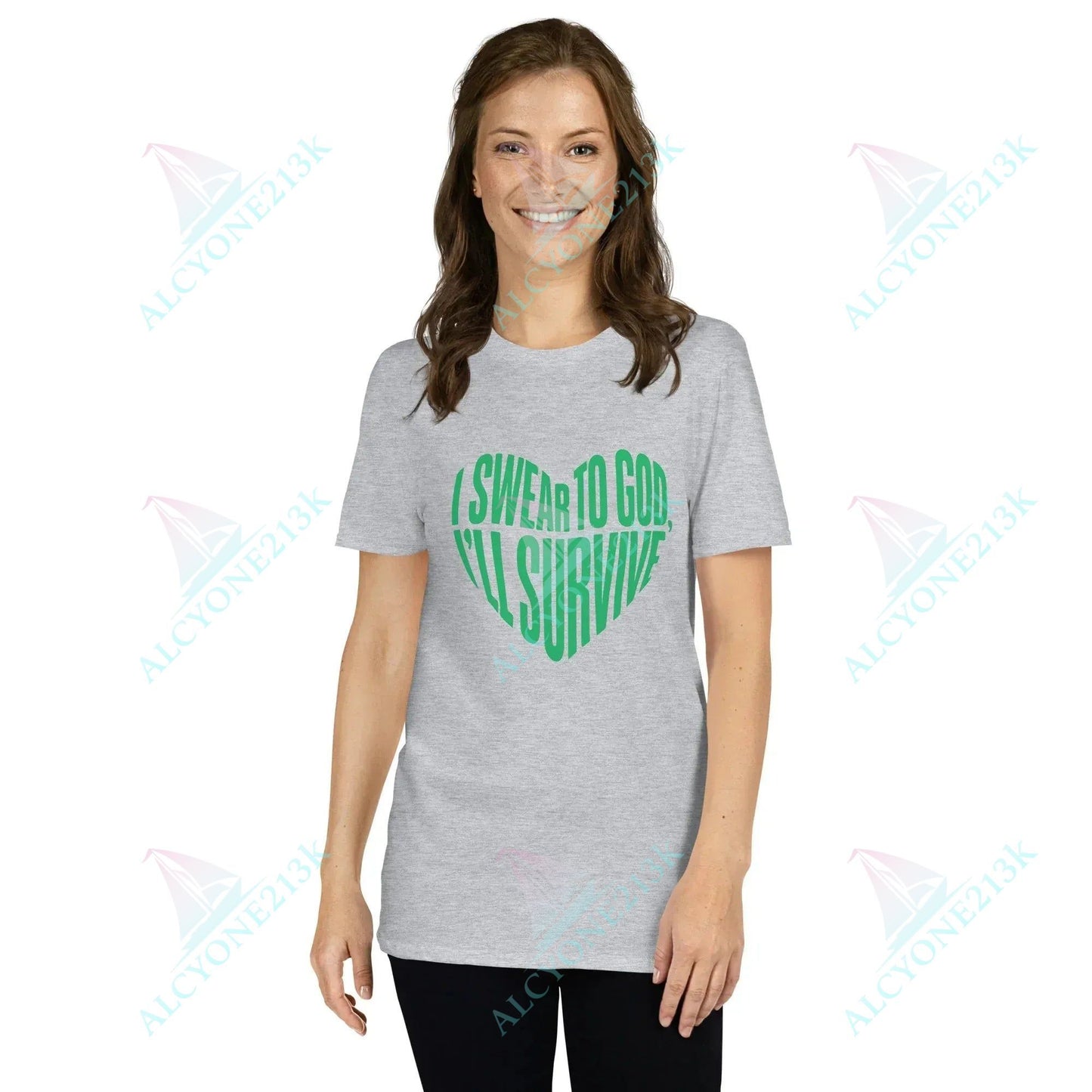 Lewis Capaldi Survive Lyrics T-Shirt | Unisex Cotton Graphic Tee alcyone213k