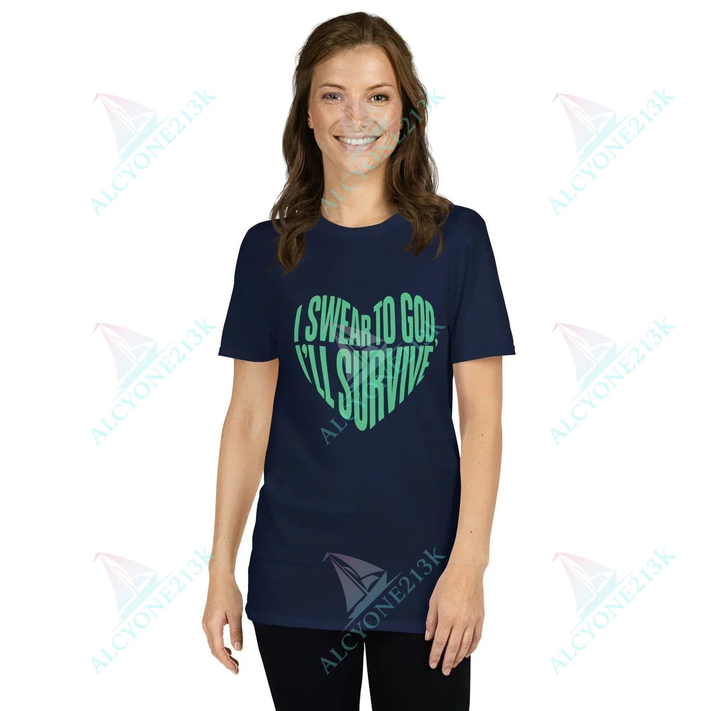 Lewis Capaldi Survive Lyrics T-Shirt | Unisex Cotton Graphic Tee alcyone213k