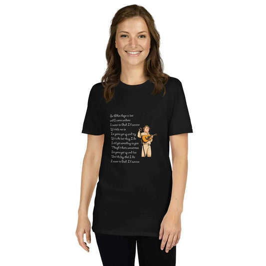 Lewis Capaldi Survive Lyrics Unisex T-Shirt | Alcyone213k alcyone213k