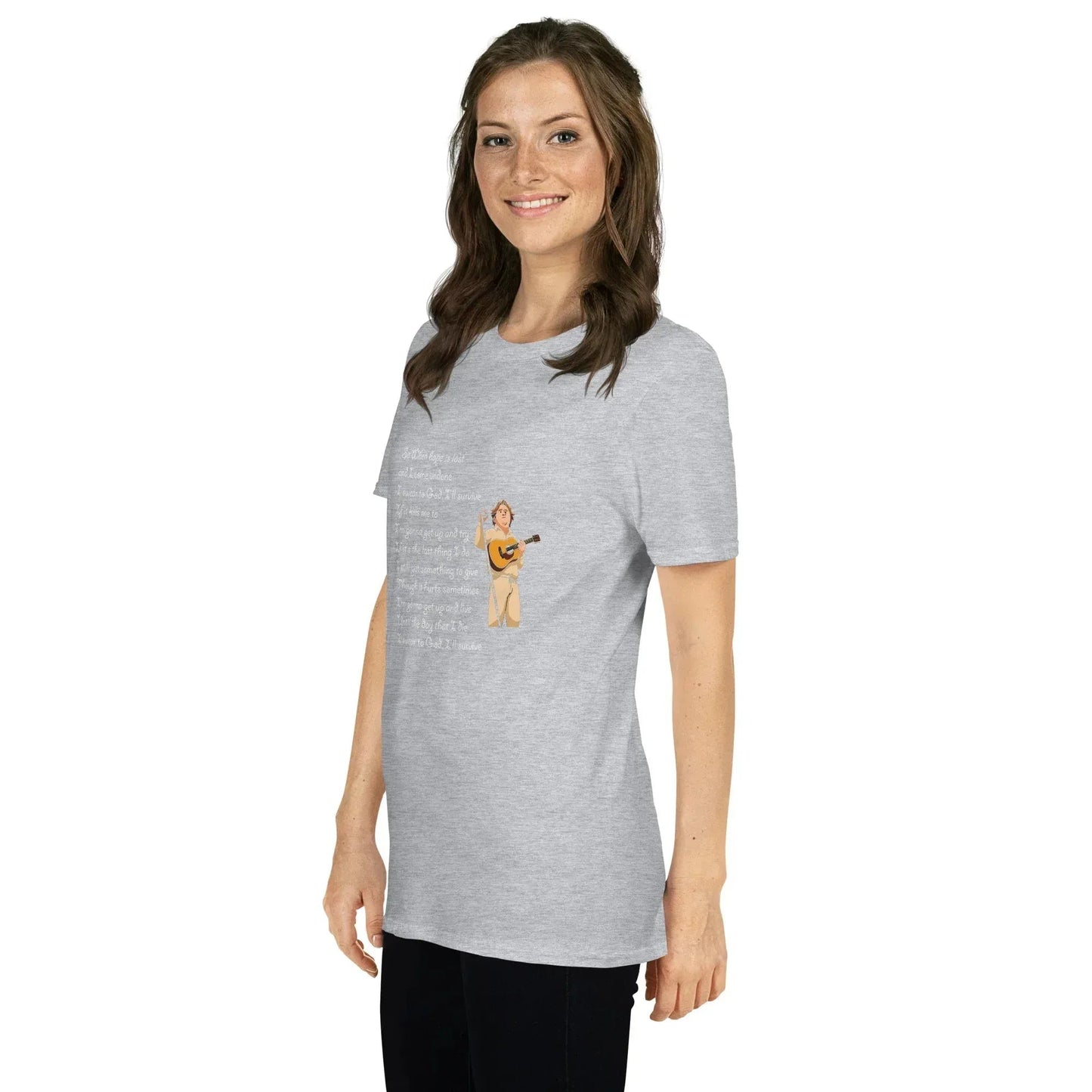 Lewis Capaldi Survive Lyrics Unisex T-Shirt | Alcyone213k alcyone213k