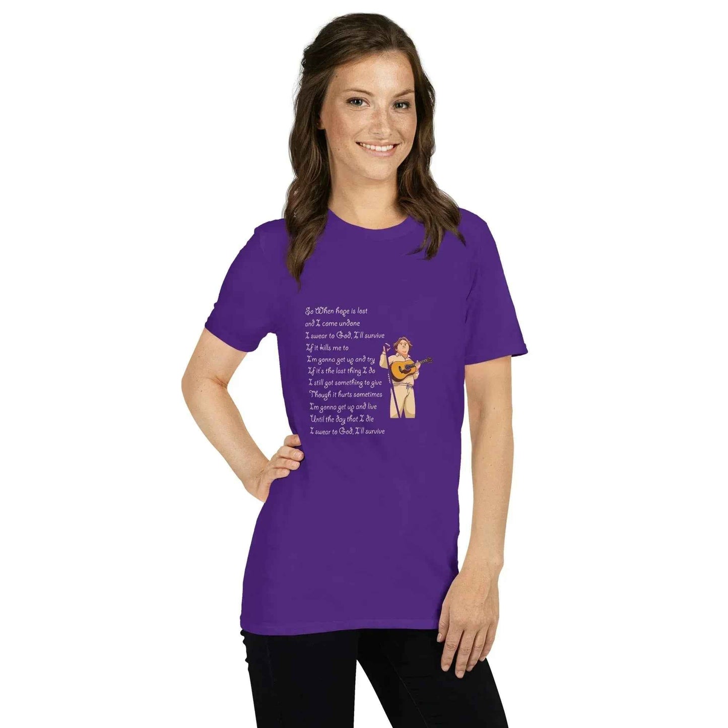 Lewis Capaldi Survive Lyrics Unisex T-Shirt | Alcyone213k alcyone213k