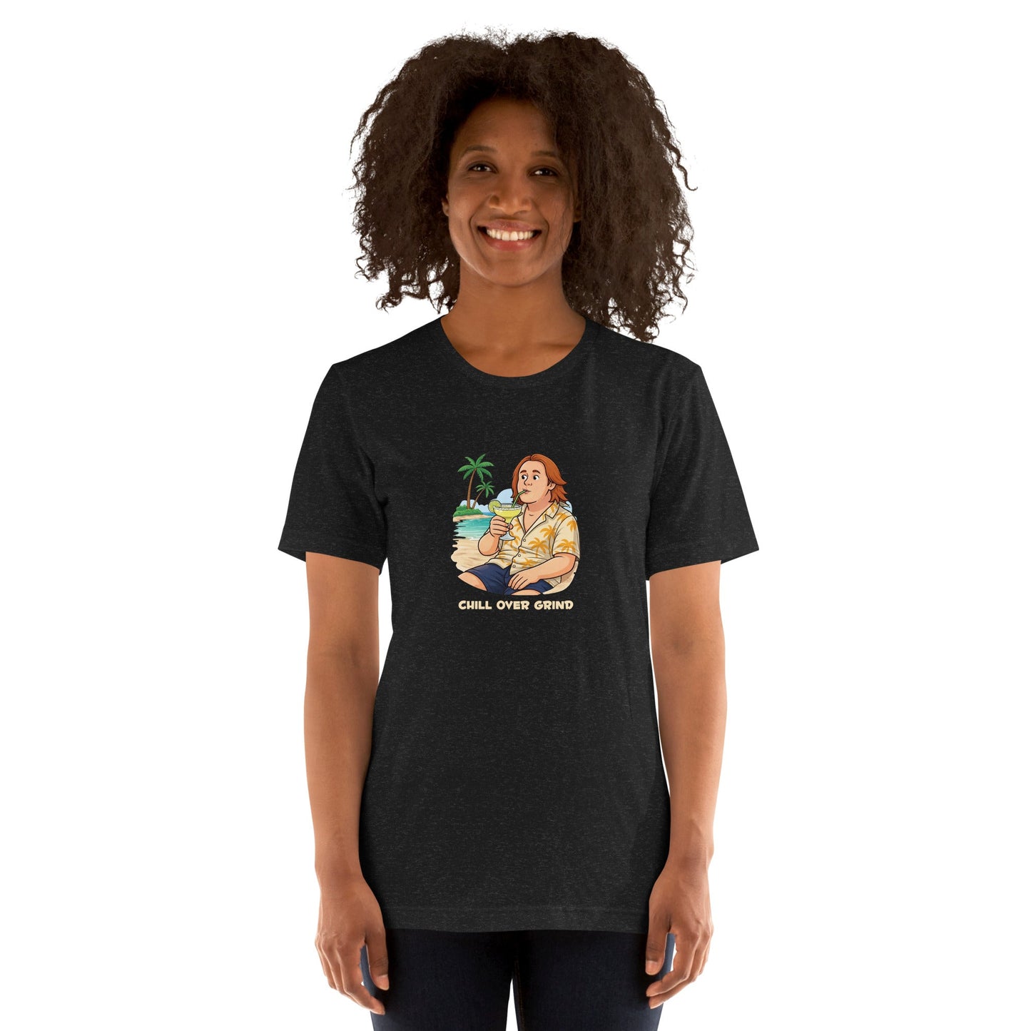 Lewis Capaldi T-Shirt - Chill Over Grind - Funny Quotes for Unisex Wear alcyone213k