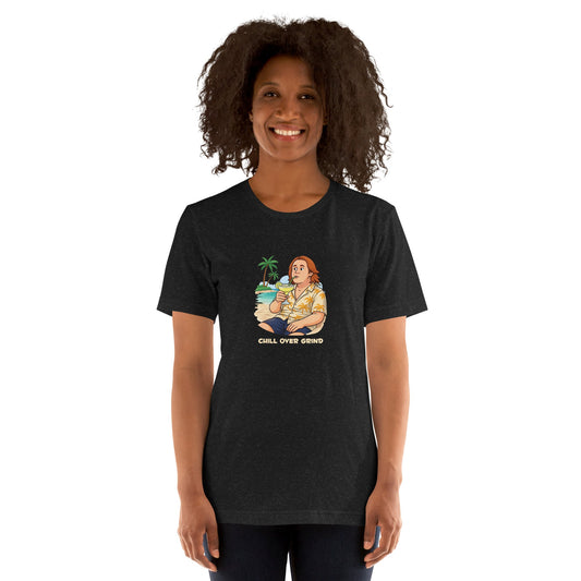 Lewis Capaldi T-Shirt - Chill Over Grind - Funny Quotes for Unisex Wear alcyone213k