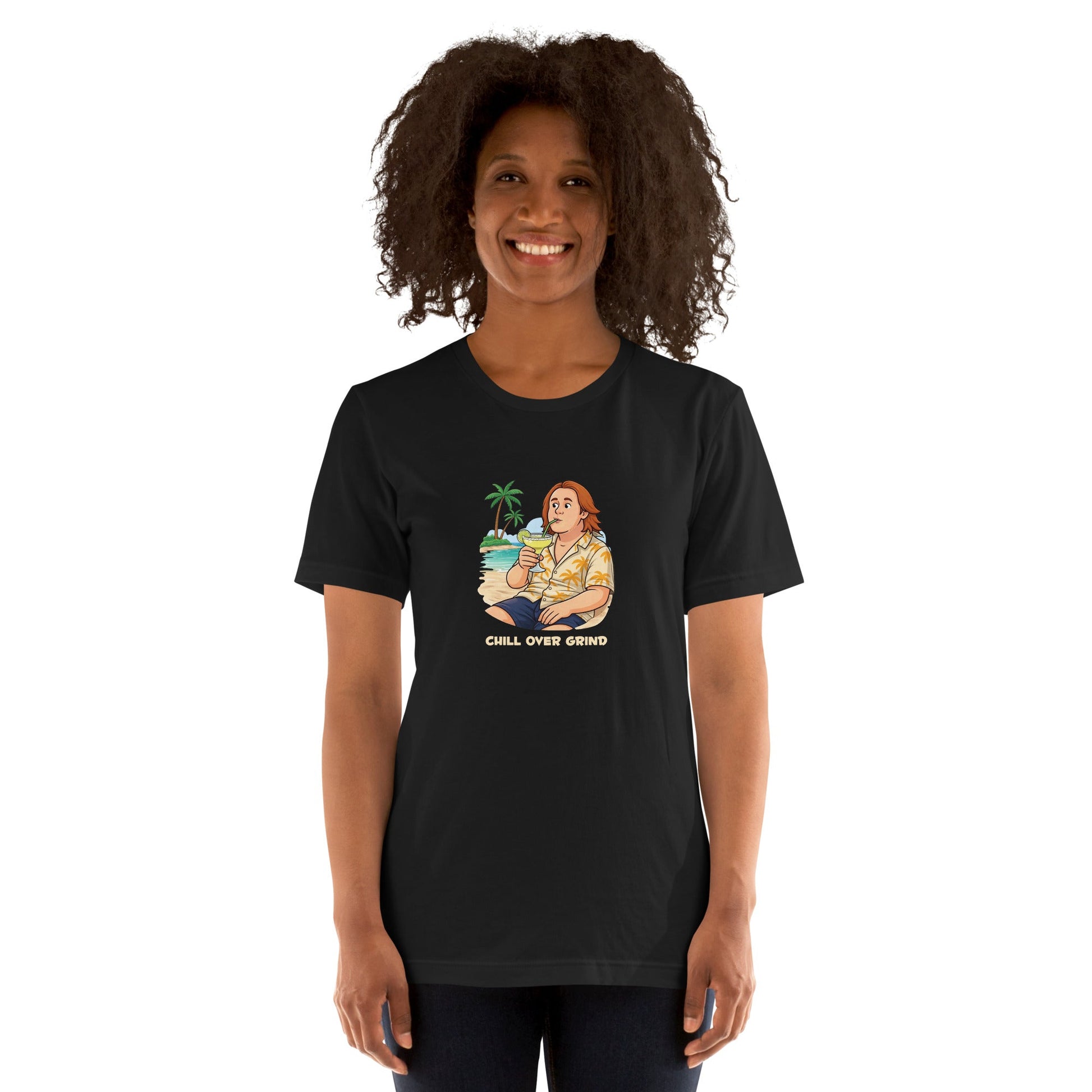 Lewis Capaldi T-Shirt - Chill Over Grind - Funny Quotes for Unisex Wear alcyone213k
