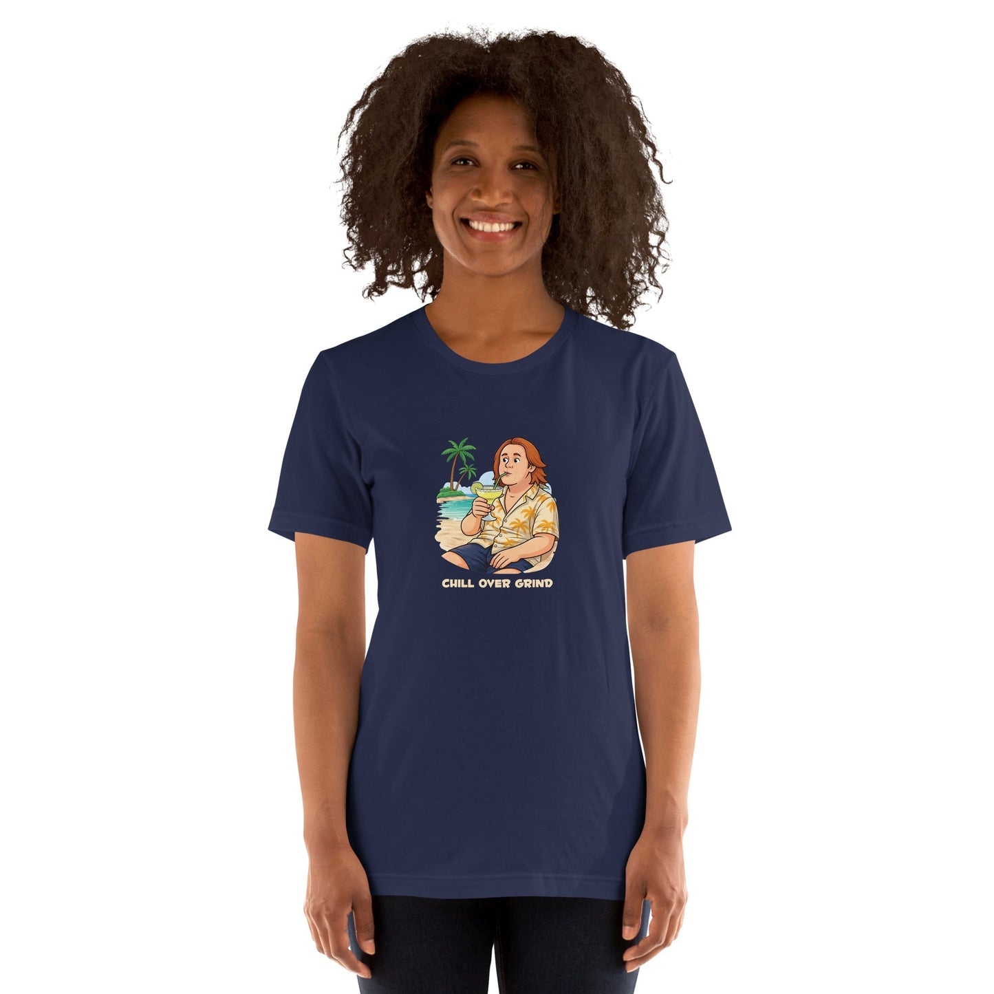 Lewis Capaldi T-Shirt - Chill Over Grind - Funny Quotes for Unisex Wear alcyone213k