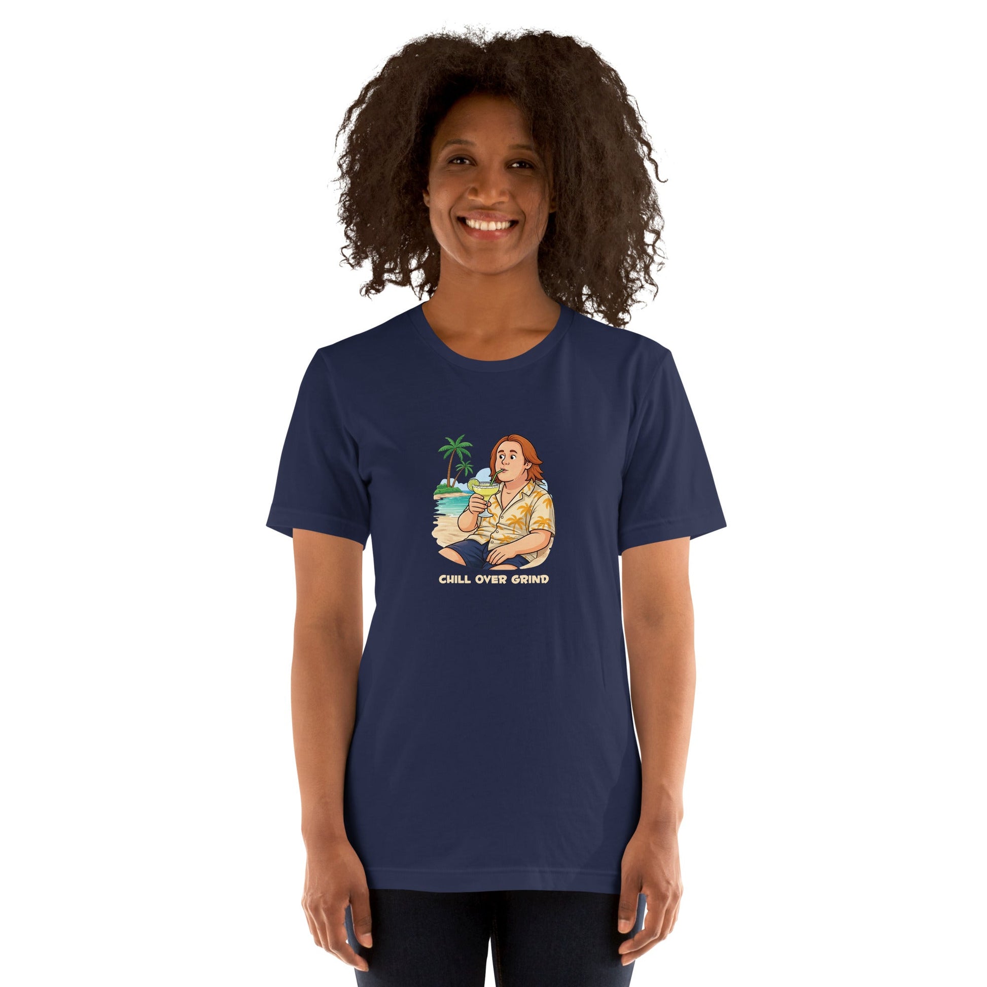 Lewis Capaldi T-Shirt - Chill Over Grind - Funny Quotes for Unisex Wear alcyone213k