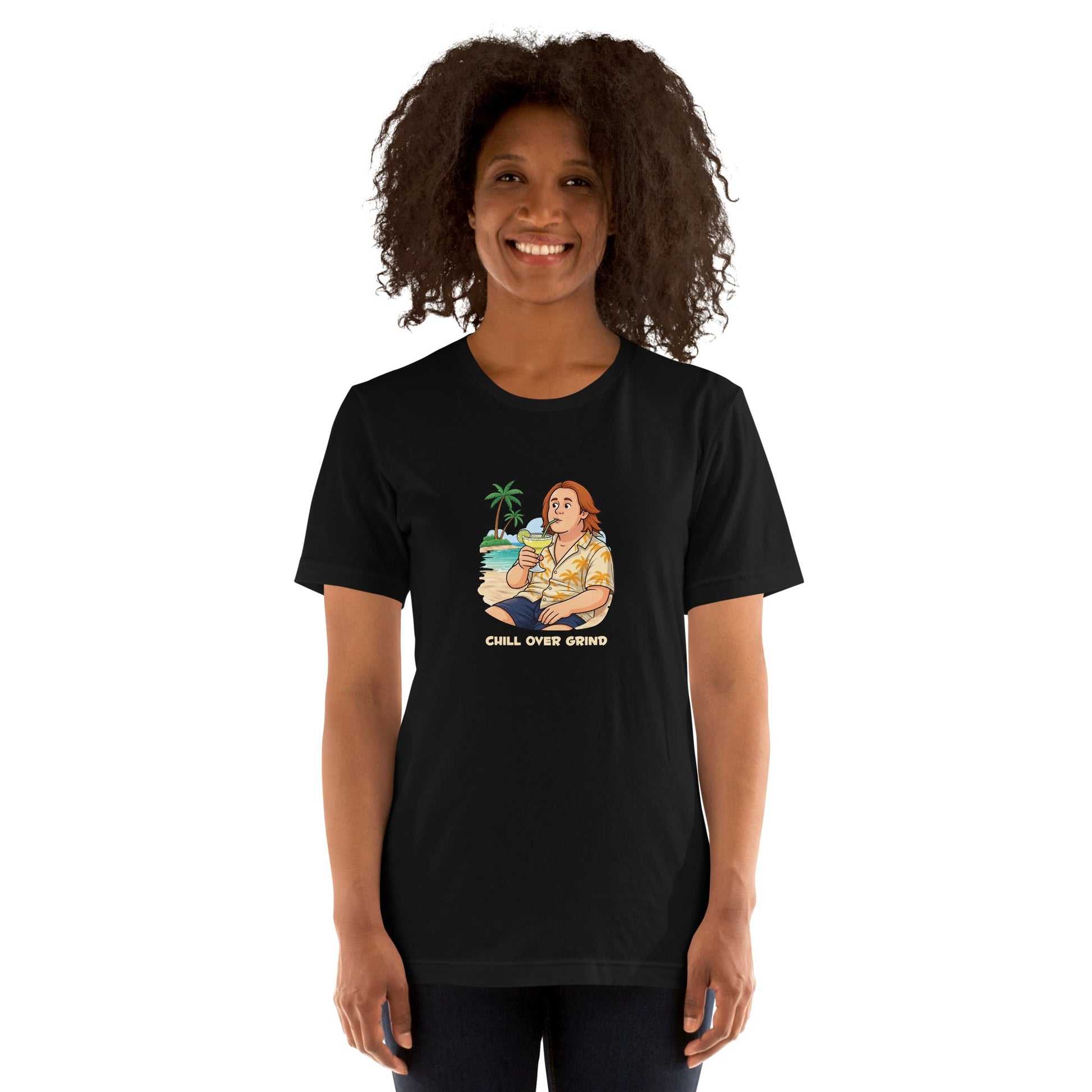 Lewis Capaldi T-Shirt - Chill Over Grind - Funny Quotes for Unisex Wear alcyone213k