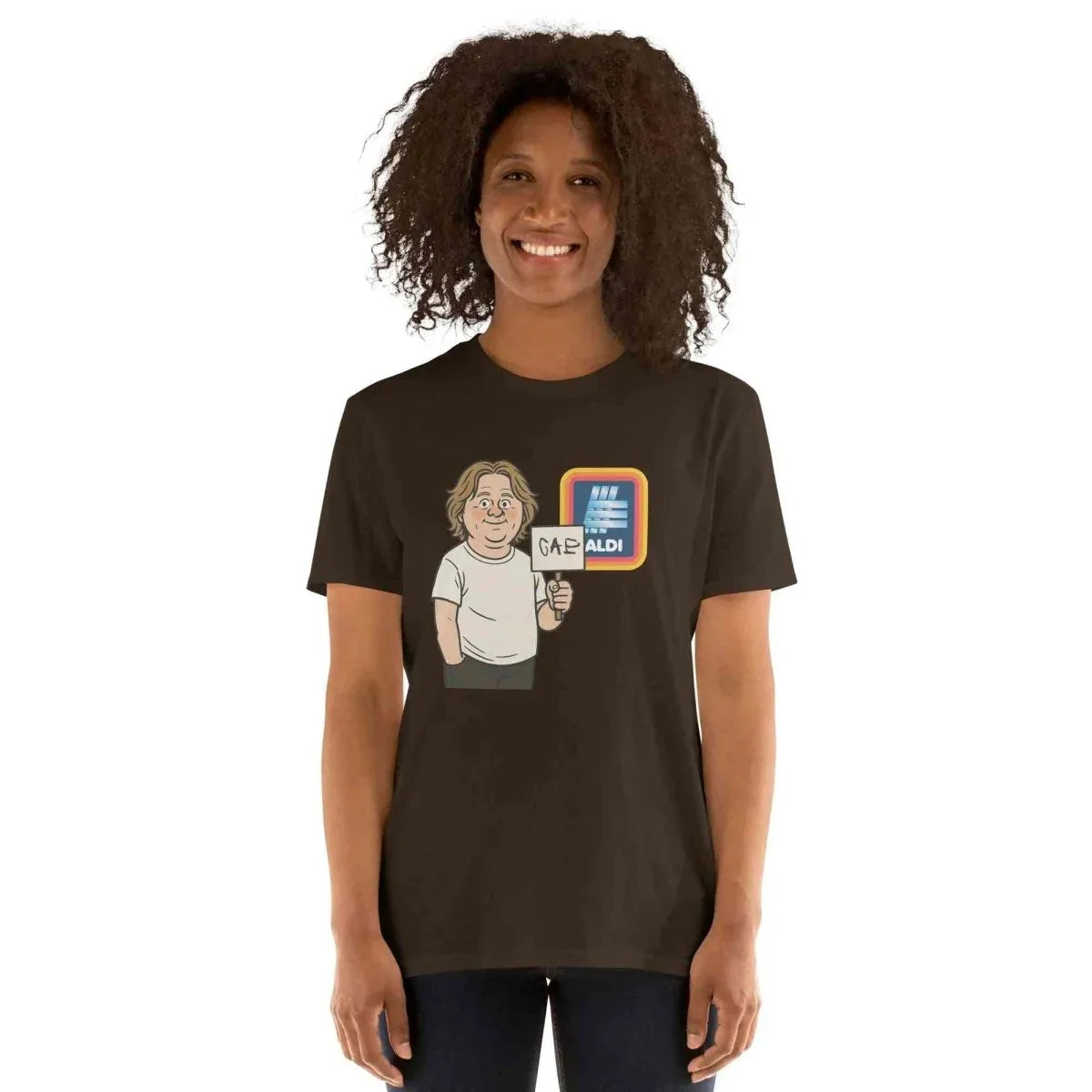 Lewis Capaldi Short Sleeve Unisex T-Shirt | Capaldi on Aldi alcyone213k