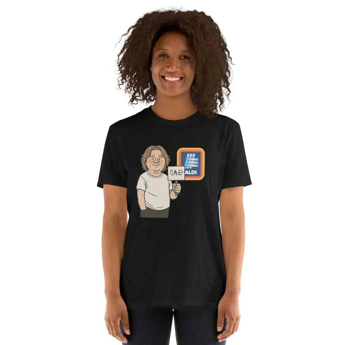 Lewis Capaldi Short Sleeve Unisex T-Shirt | Capaldi on Aldi alcyone213k