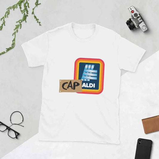 Lewis Capaldi T-Shirt | Unisex Cotton Graphic Tee for Concerts & Casual Wear - Capaldi on a Aldi alcyone213k