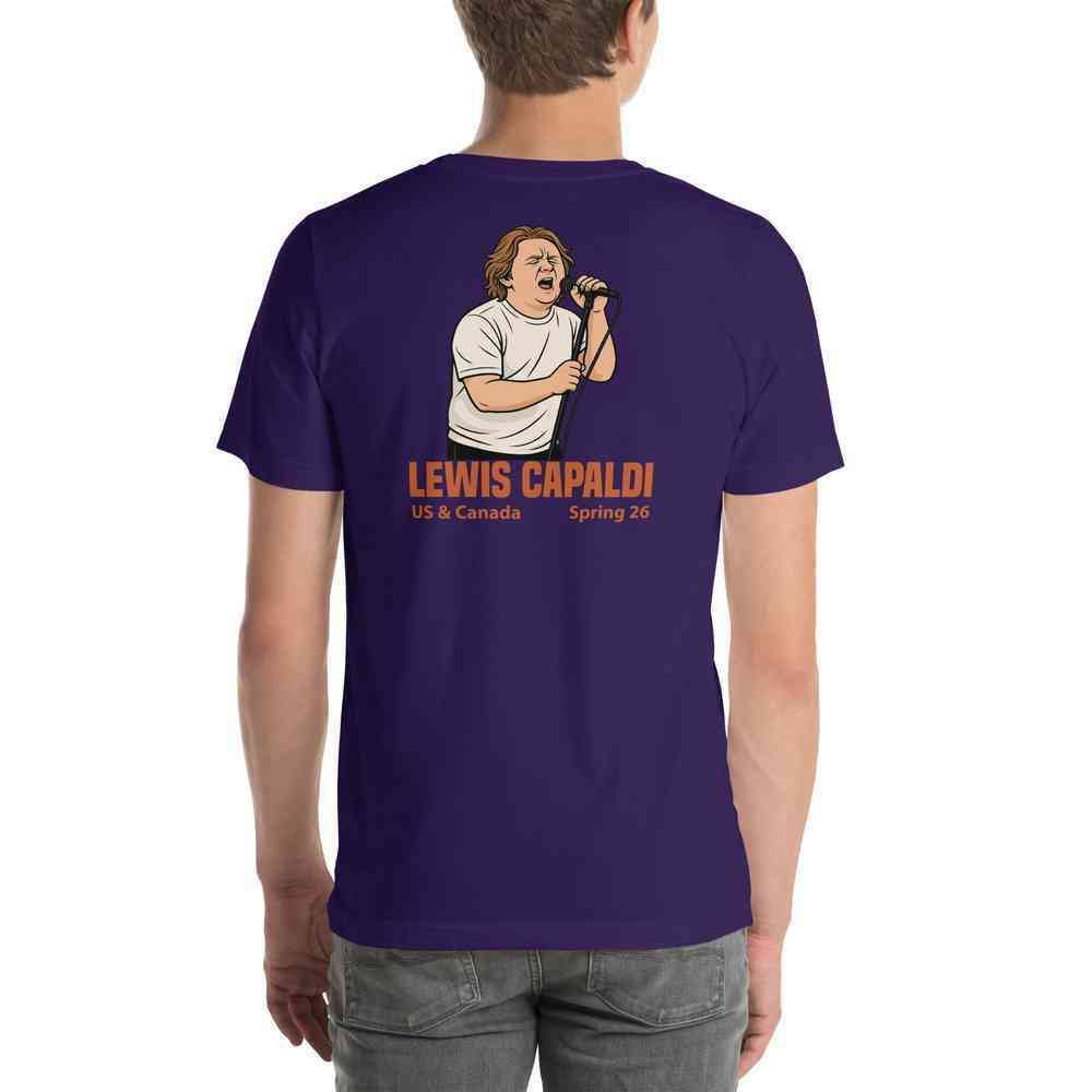 Lewis Capaldi Tour 2026 T-Shirt | Unisex Cotton Fan Tee alcyone213k