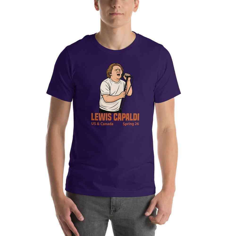Lewis Capaldi Tour 2026 T-Shirt | Unisex Cotton Fan Tee alcyone213k