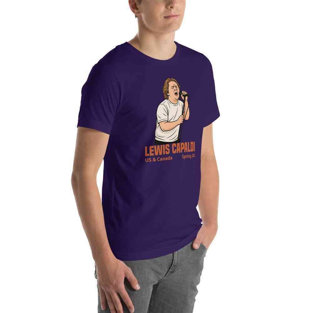 Lewis Capaldi Tour 2026 T-Shirt | Unisex Cotton Fan Tee alcyone213k