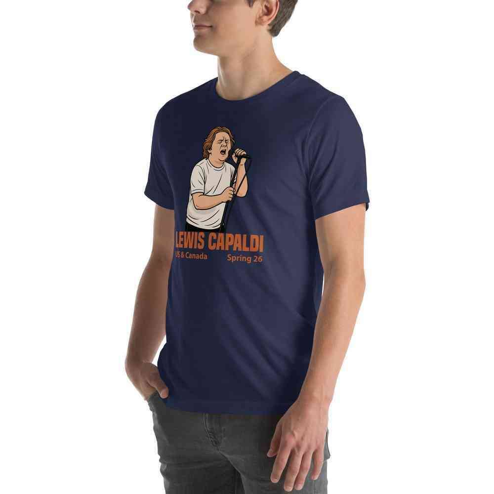 Lewis Capaldi Tour 2026 T-Shirt | Unisex Cotton Fan Tee alcyone213k