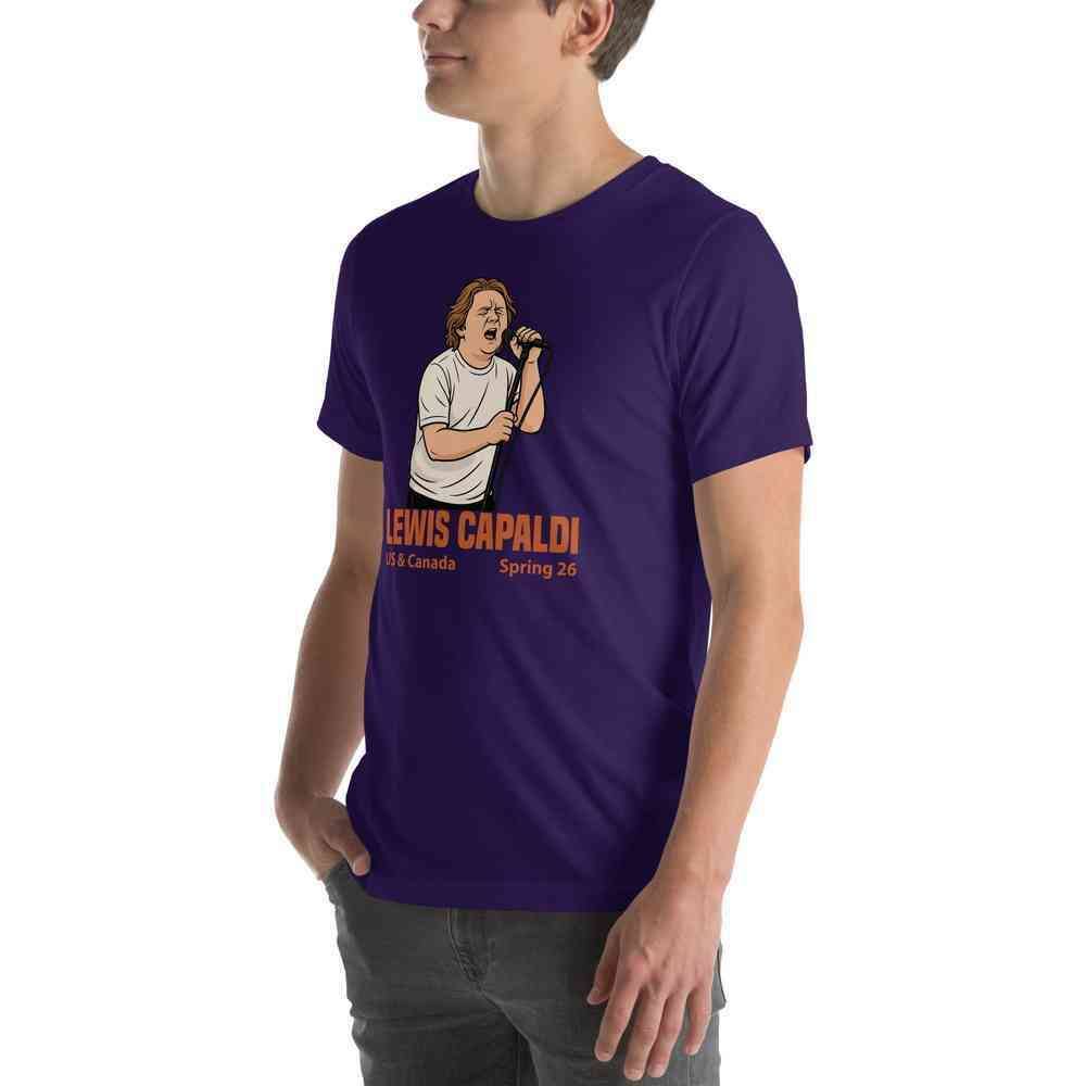Lewis Capaldi Tour 2026 T-Shirt | Unisex Cotton Fan Tee alcyone213k