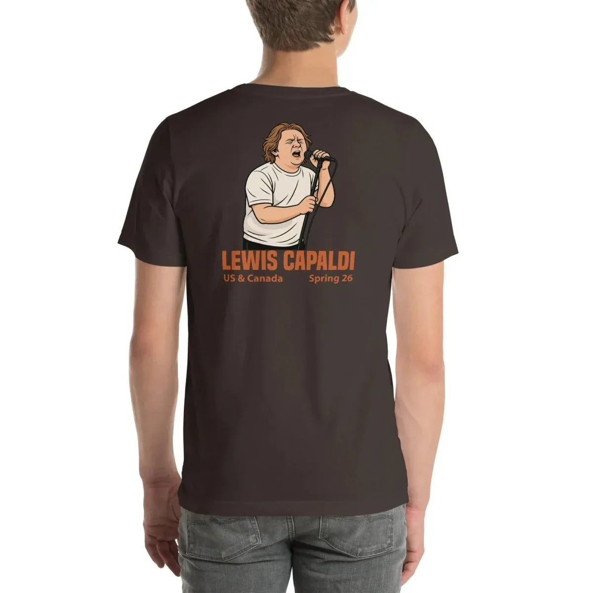 Lewis Capaldi Tour 2026 T-Shirt | Unisex Cotton Fan Tee alcyone213k