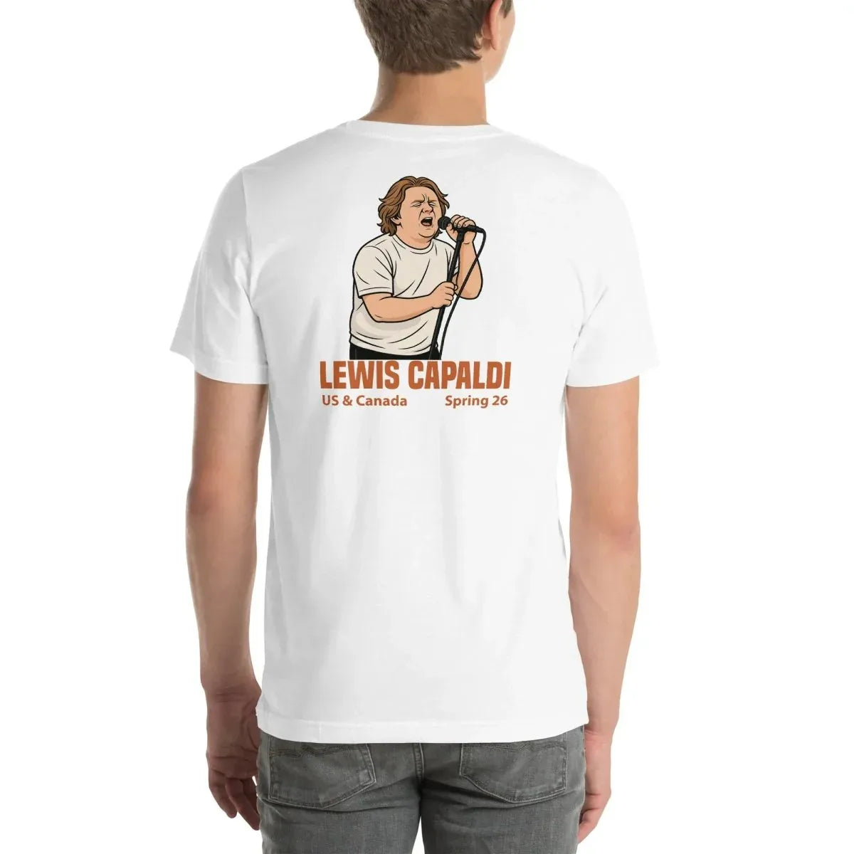 Lewis Capaldi Tour 2026 T-Shirt | Unisex Cotton Fan Tee alcyone213k