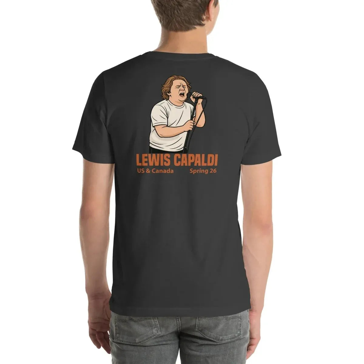 Lewis Capaldi Tour 2026 T-Shirt | Unisex Cotton Fan Tee alcyone213k