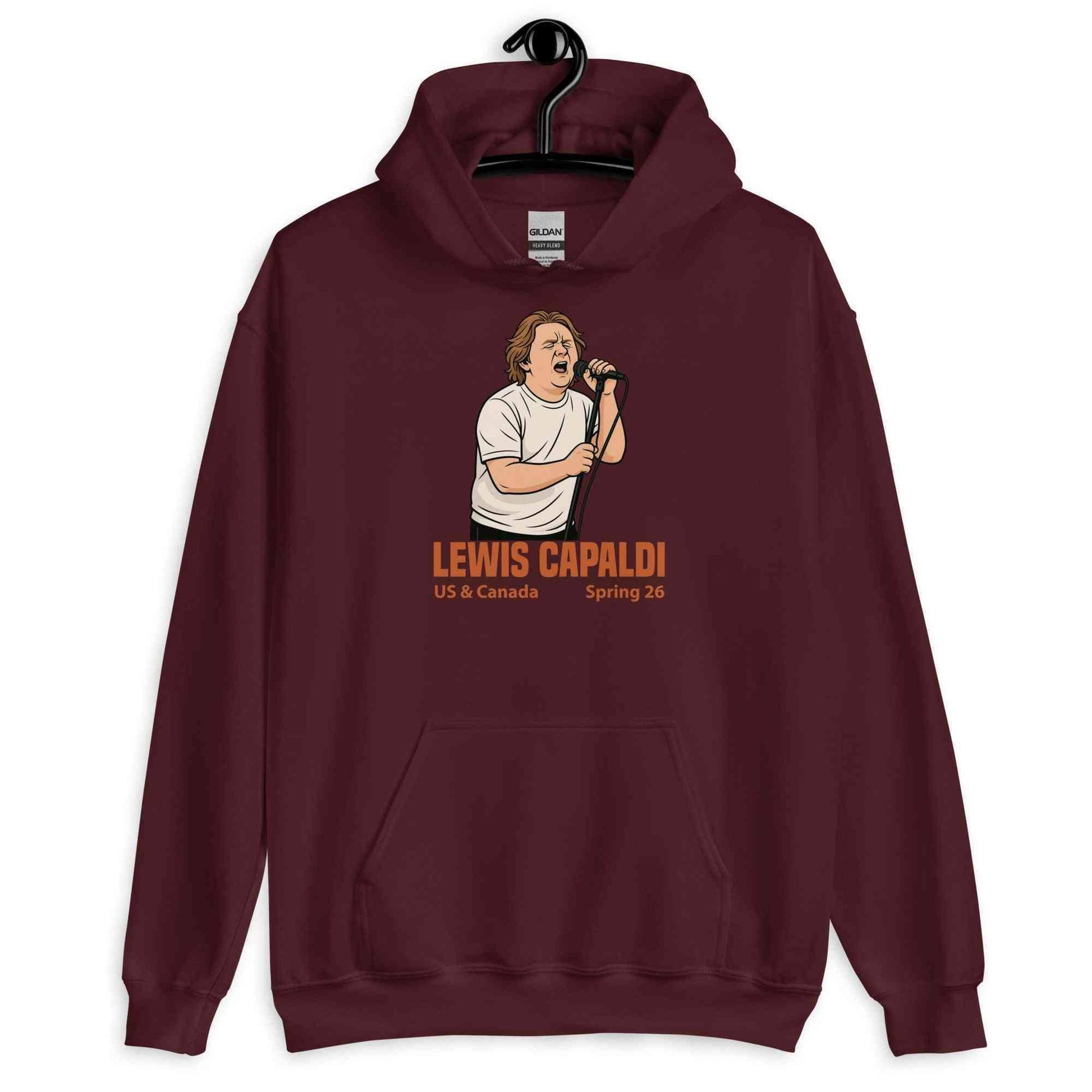 Lewis Capaldi Tour 2026 Unisex Hoodie - Alcyone213k Cotton Blend alcyone213k