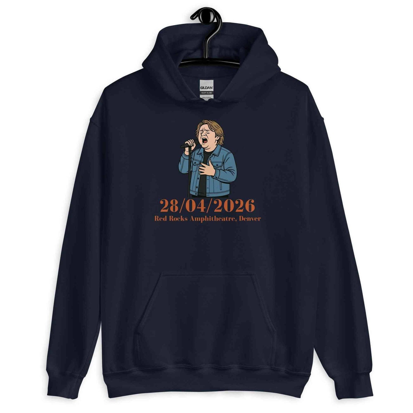 Lewis Capaldi Tour Hoodie 2026 | Unisex Black Cotton-Poly Blend alcyone213k