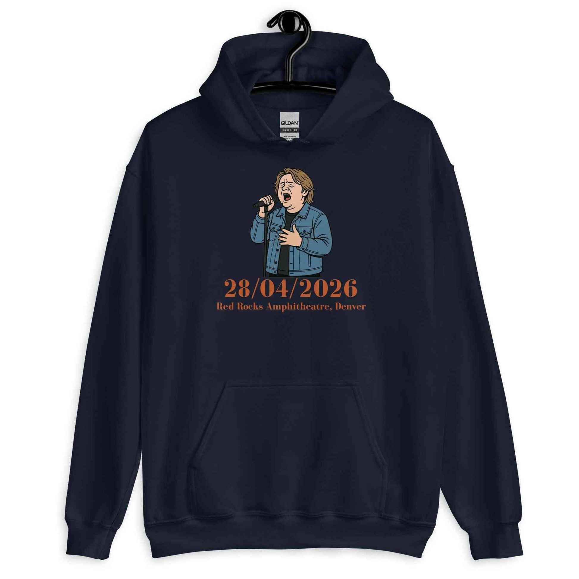 Lewis Capaldi Tour Hoodie 2026 | Unisex Black Cotton-Poly Blend alcyone213k