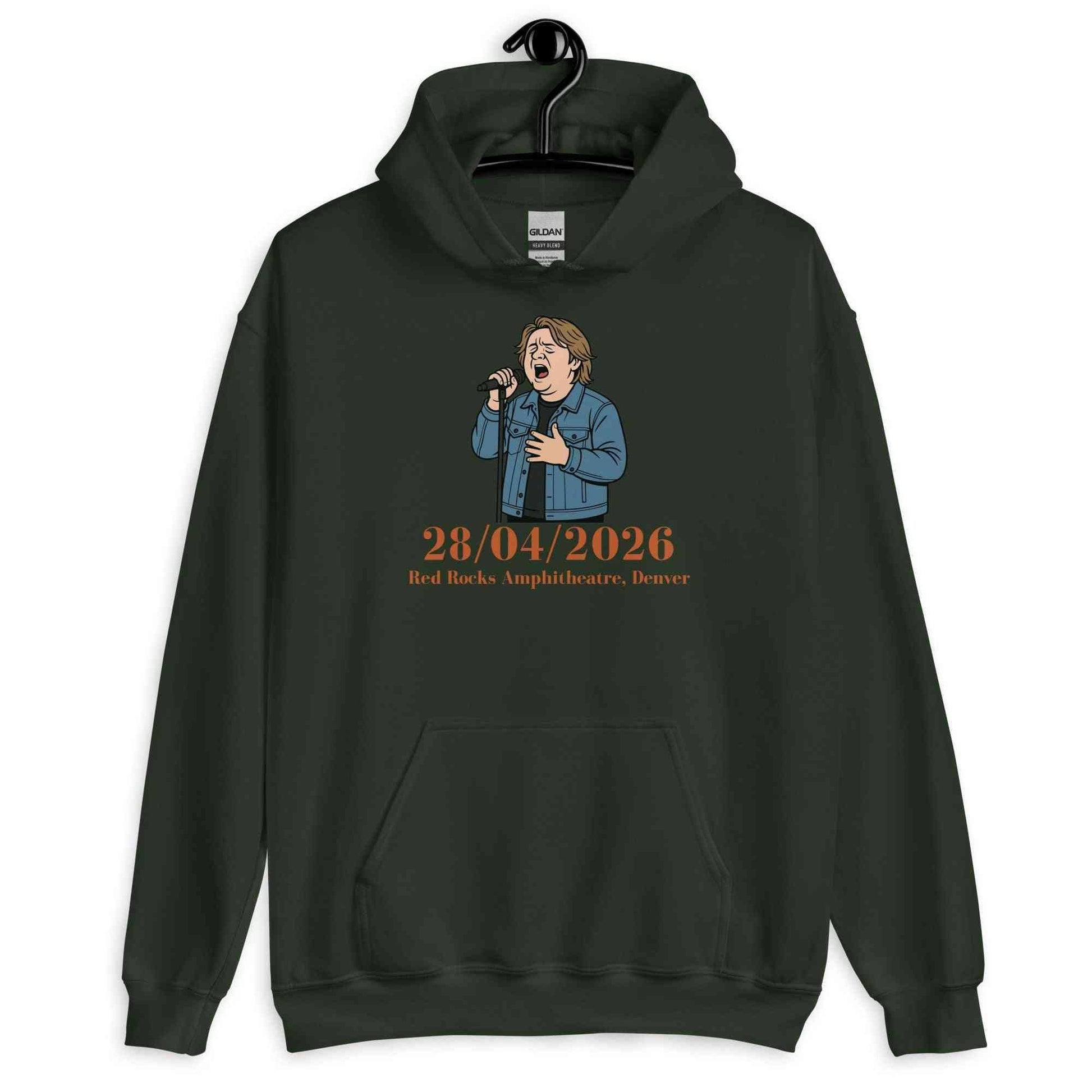 Lewis Capaldi Tour Hoodie 2026 | Unisex Black Cotton-Poly Blend alcyone213k