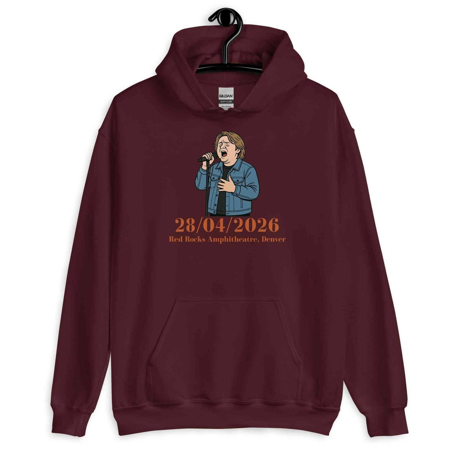 Lewis Capaldi Tour Hoodie 2026 | Unisex Black Cotton-Poly Blend alcyone213k