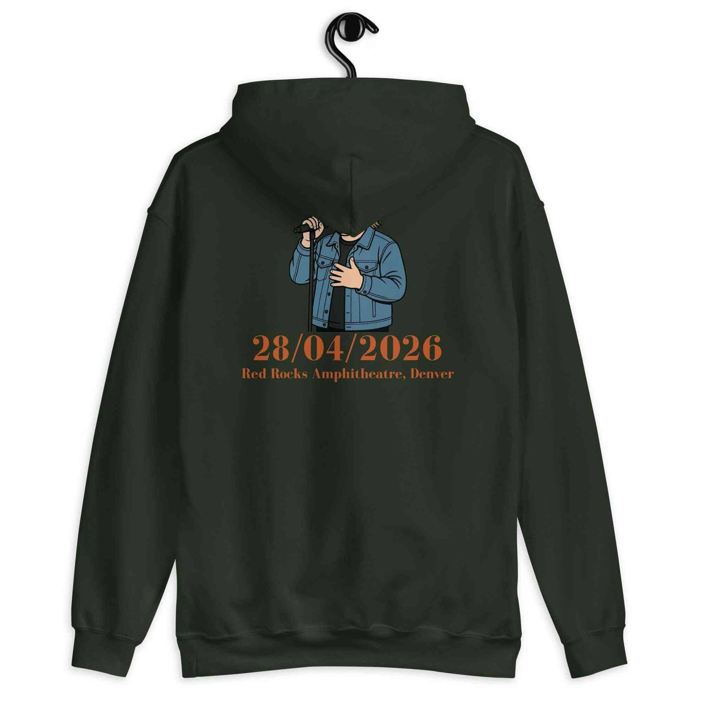 Lewis Capaldi Tour Hoodie 2026 | Unisex Black Cotton-Poly Blend alcyone213k