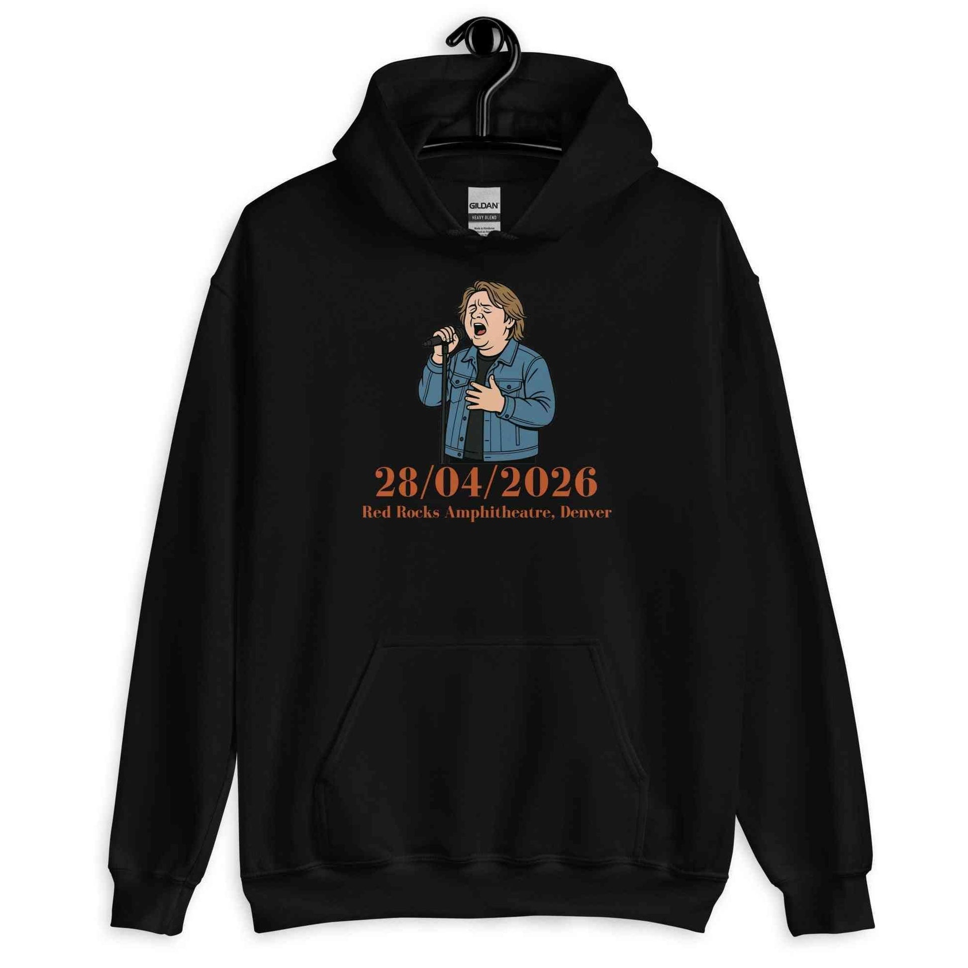 Lewis Capaldi Tour Hoodie 2026 | Unisex Black Cotton-Poly Blend alcyone213k