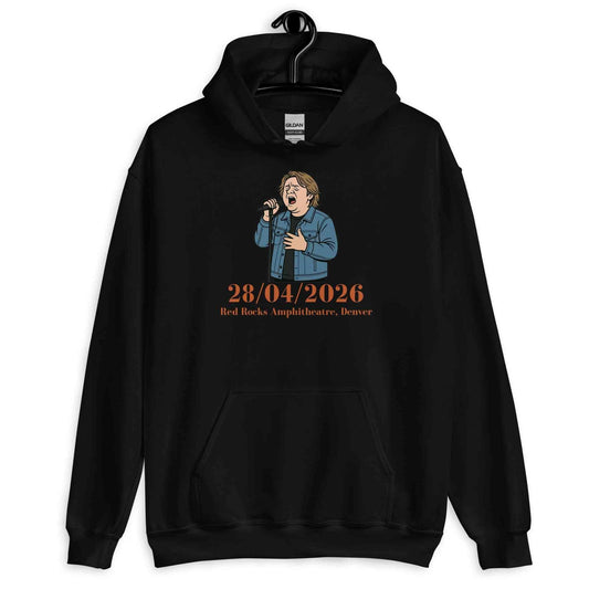 Lewis Capaldi Tour Hoodie 2026 | Unisex Black Cotton-Poly Blend alcyone213k