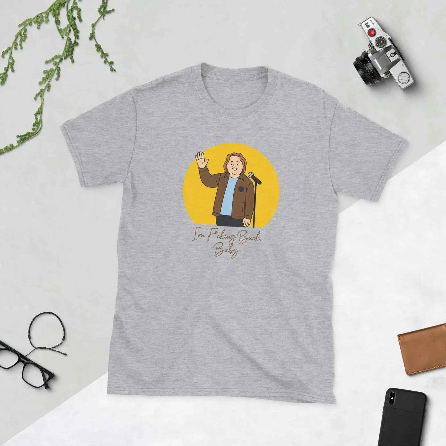 Lewis Capaldi Unisex Cotton T-Shirt - I'm Back Graphic Tee alcyone213k