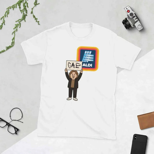 Lewis Capaldi Unisex Cotton T-Shirt | Stylish Short-Sleeve Tee for Dedicated Fans - Capaldi on a Aldi alcyone213k