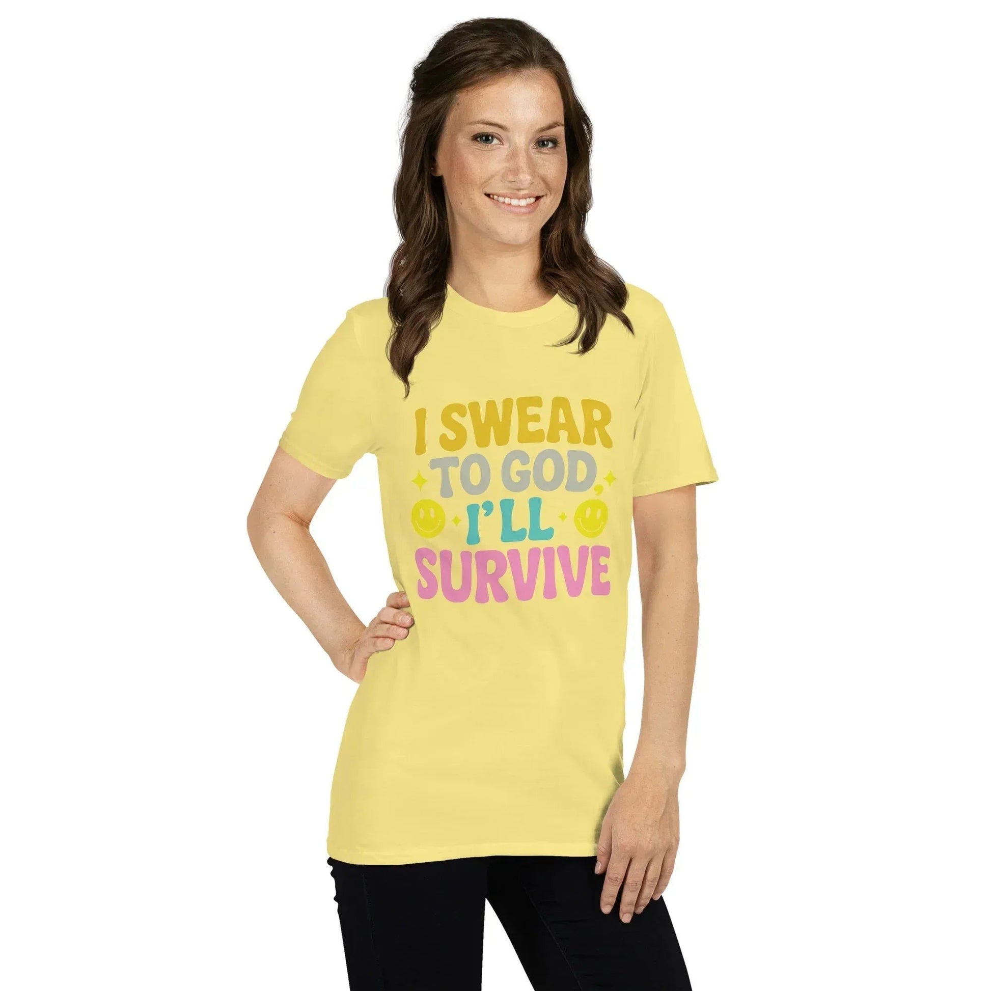 Lewis Capaldi Unisex Cotton T-Shirt - Survive Lyrics alcyone213k