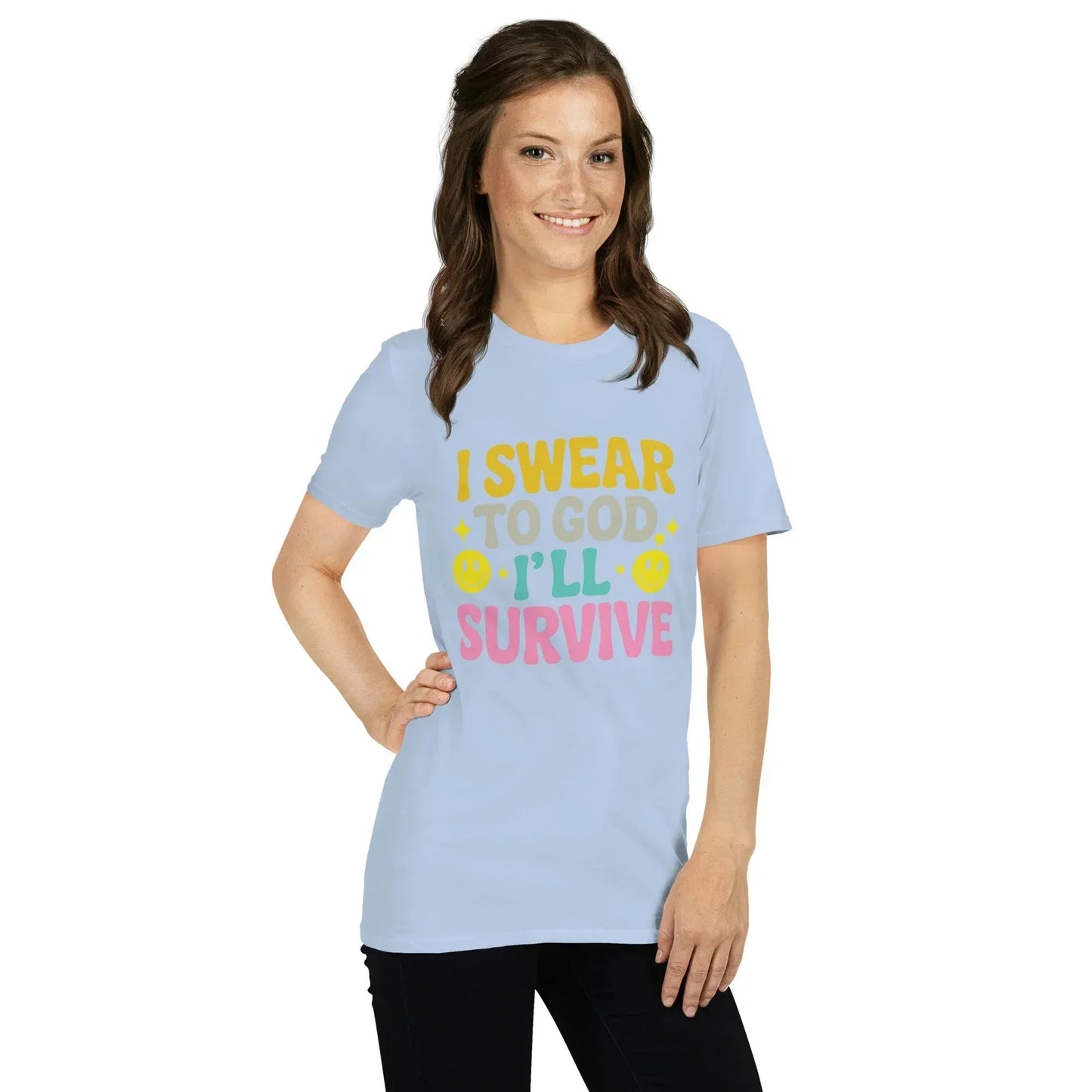 Lewis Capaldi Unisex Cotton T-Shirt - Survive Lyrics alcyone213k