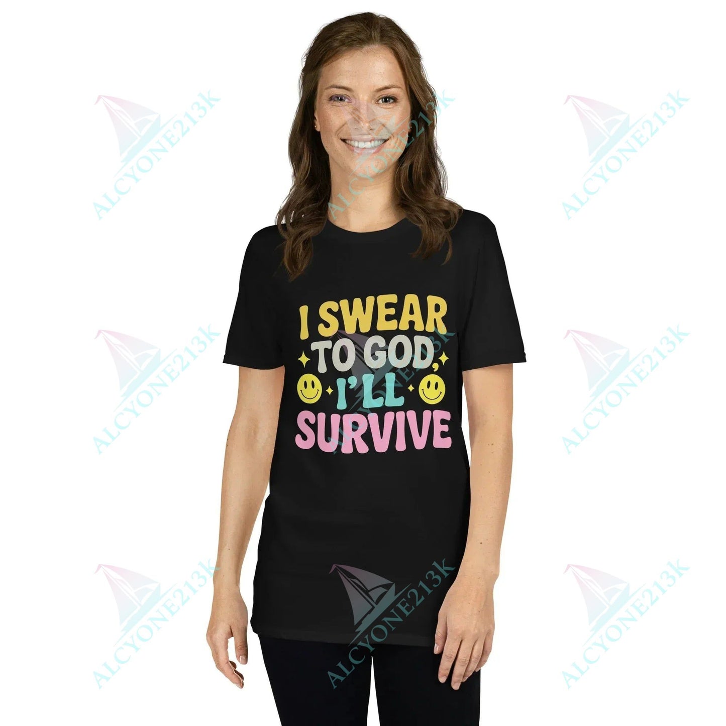 Lewis Capaldi Unisex Cotton T-Shirt - Survive Lyrics alcyone213k