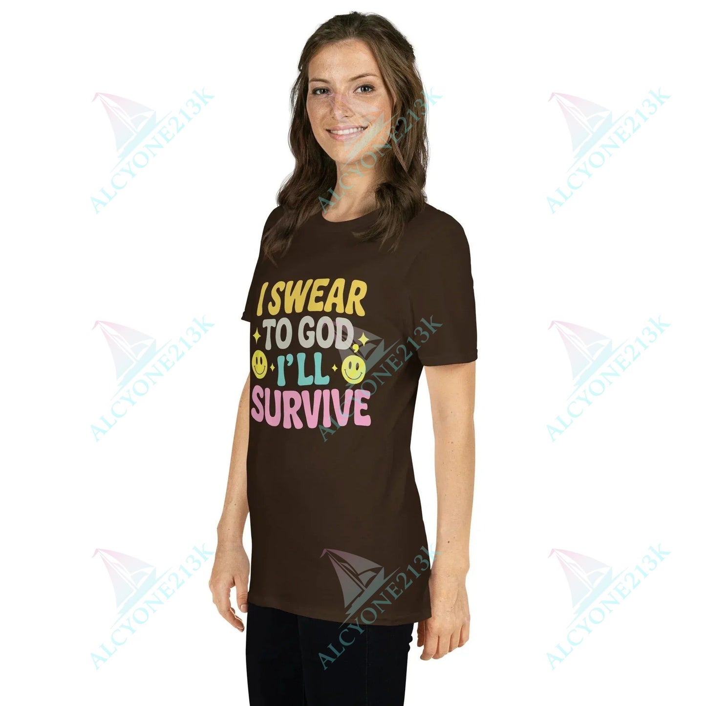 Lewis Capaldi Unisex Cotton T-Shirt - Survive Lyrics alcyone213k