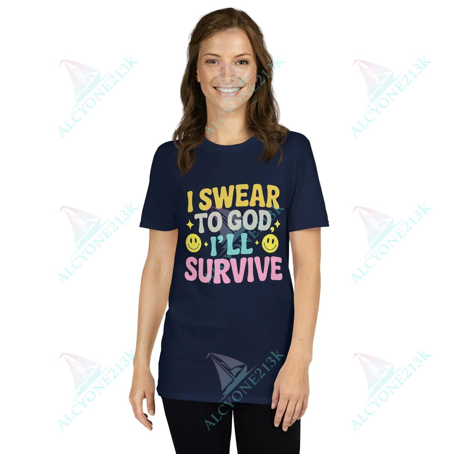 Lewis Capaldi Unisex Cotton T-Shirt - Survive Lyrics alcyone213k