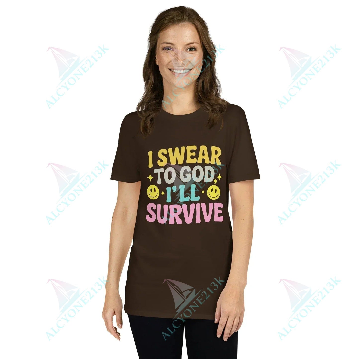 Lewis Capaldi Unisex Cotton T-Shirt - Survive Lyrics alcyone213k