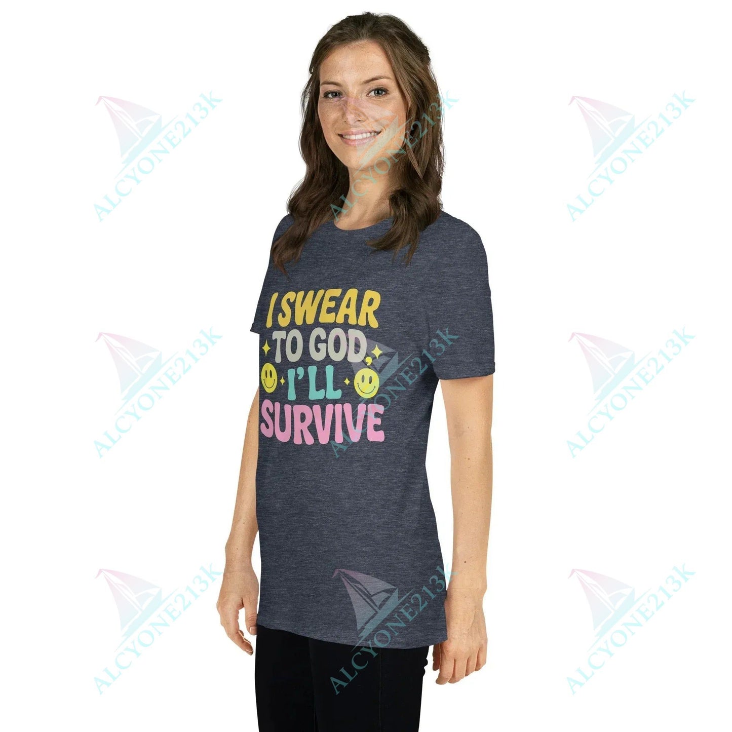 Lewis Capaldi Unisex Cotton T-Shirt - Survive Lyrics alcyone213k