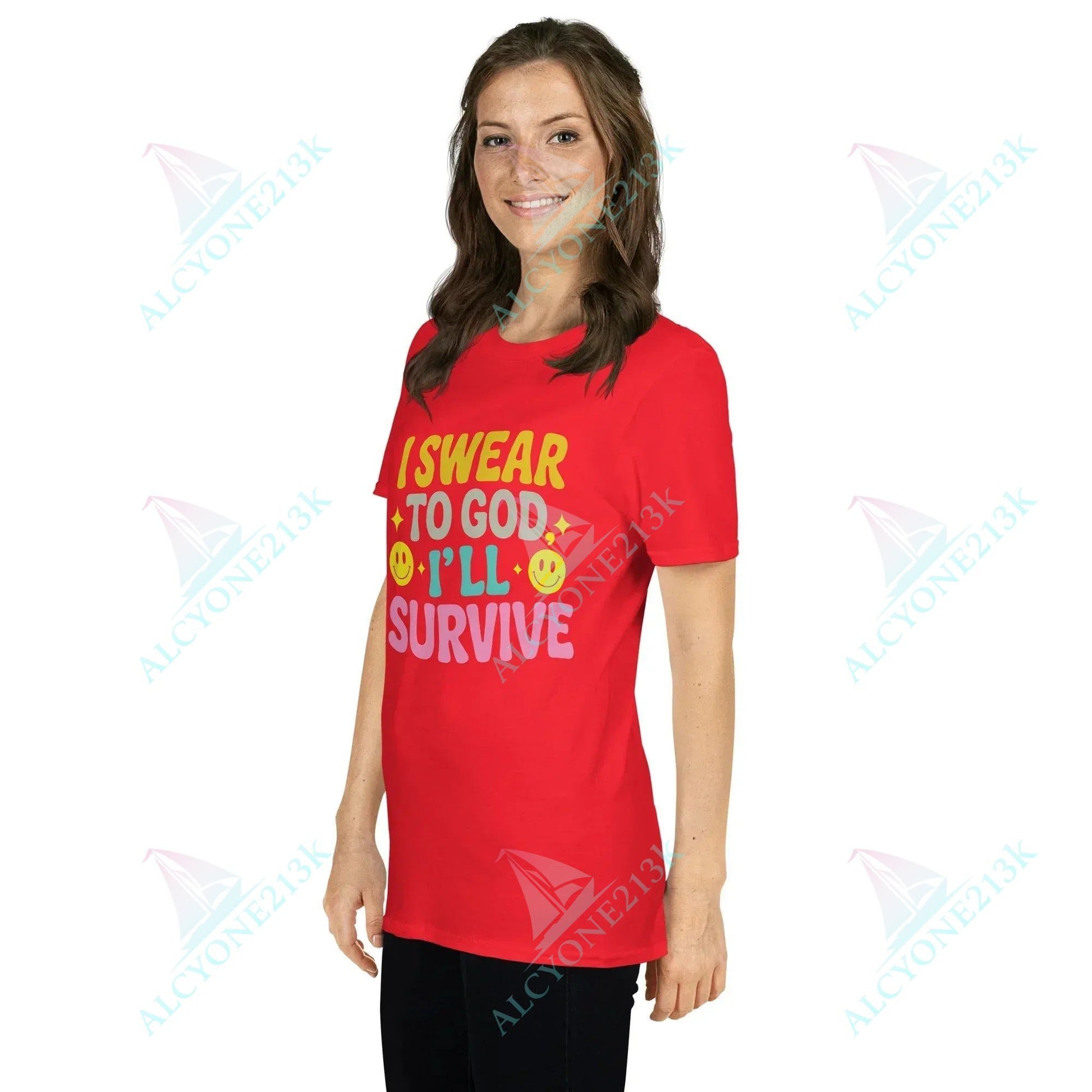Lewis Capaldi Unisex Cotton T-Shirt - Survive Lyrics alcyone213k