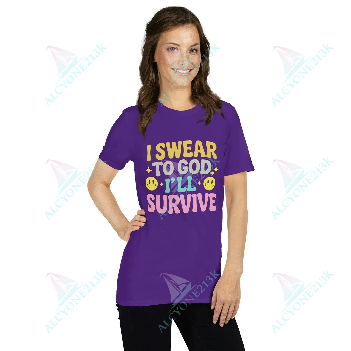Lewis Capaldi Unisex Cotton T-Shirt - Survive Lyrics alcyone213k