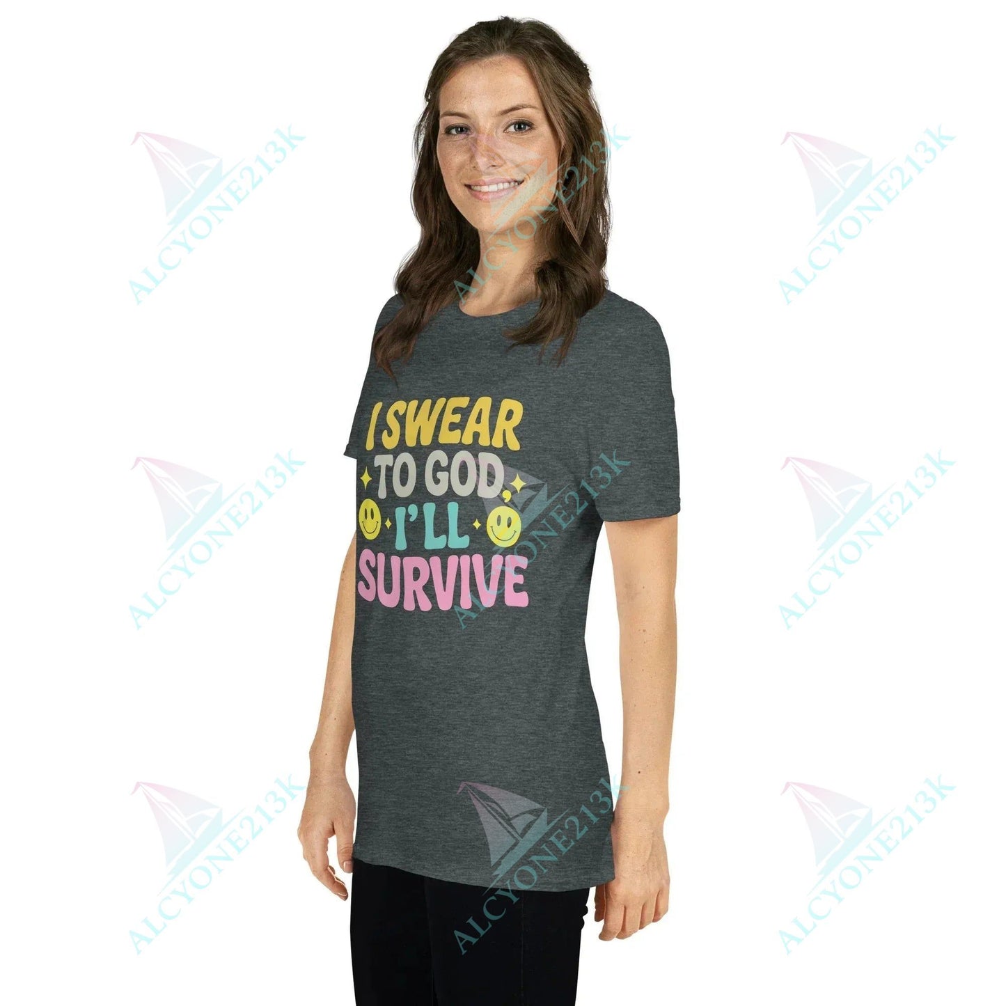 Lewis Capaldi Unisex Cotton T-Shirt - Survive Lyrics alcyone213k