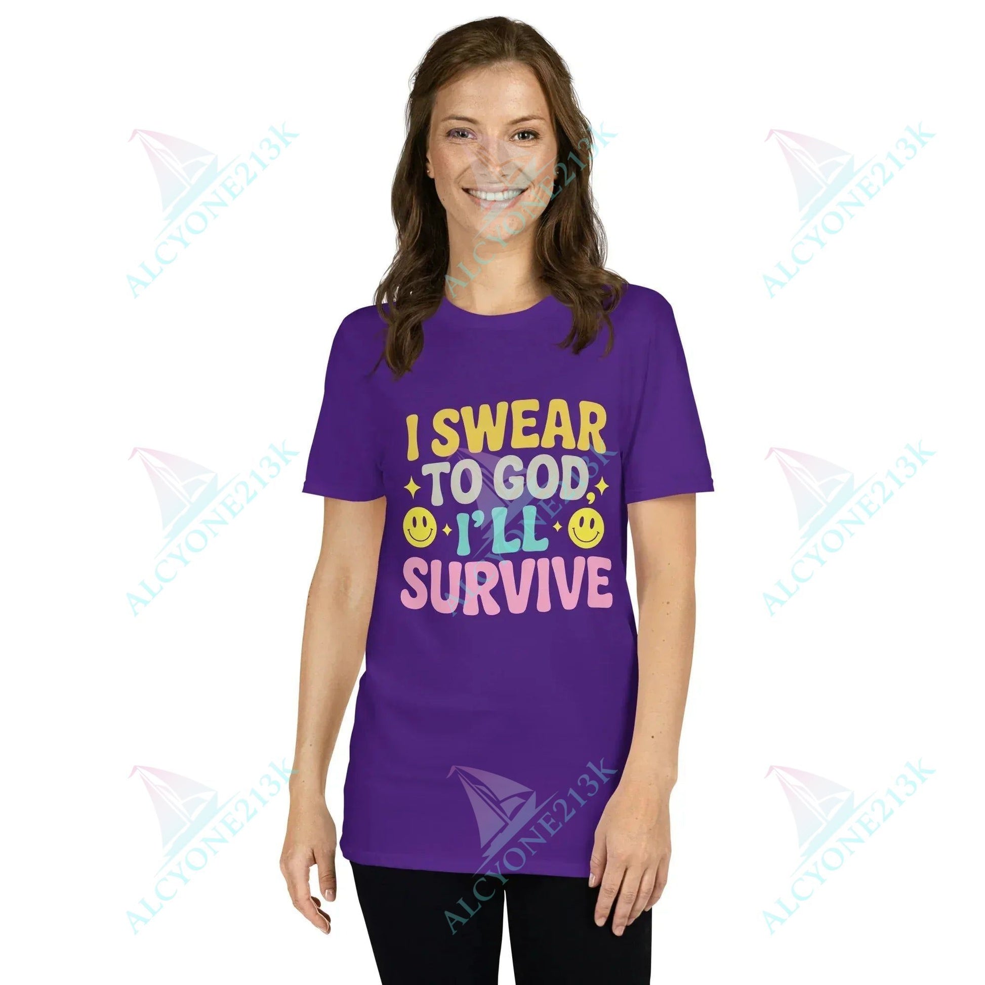 Lewis Capaldi Unisex Cotton T-Shirt - Survive Lyrics alcyone213k