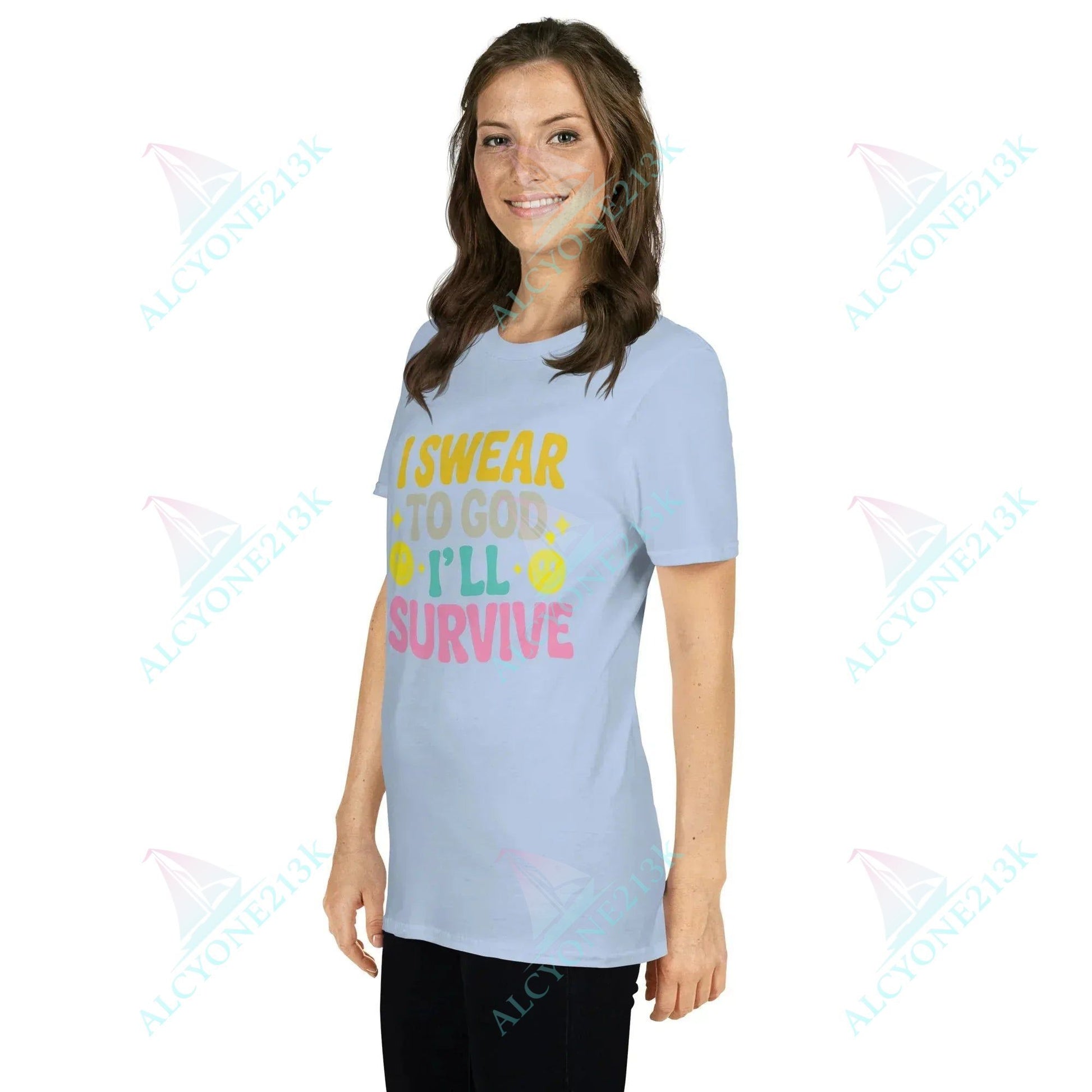Lewis Capaldi Unisex Cotton T-Shirt - Survive Lyrics alcyone213k