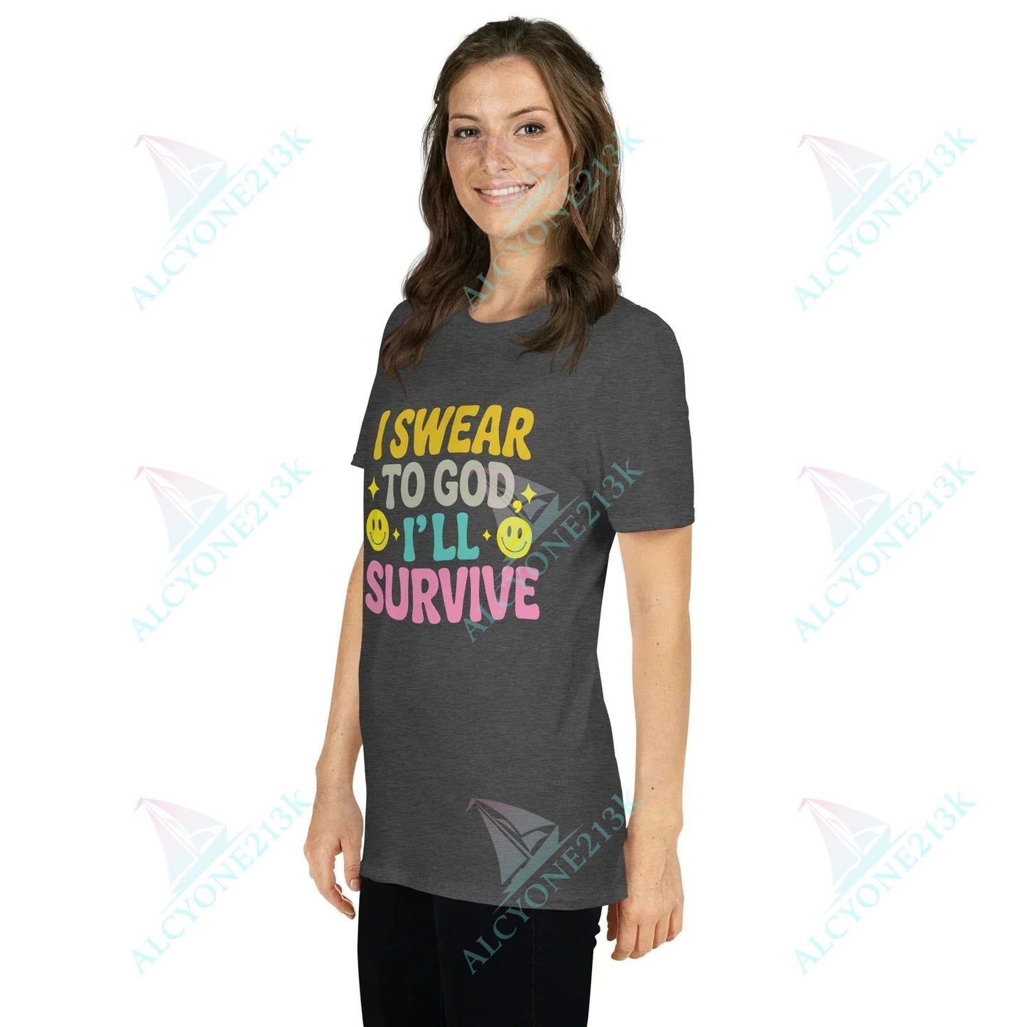 Lewis Capaldi Unisex Cotton T-Shirt - Survive Lyrics alcyone213k
